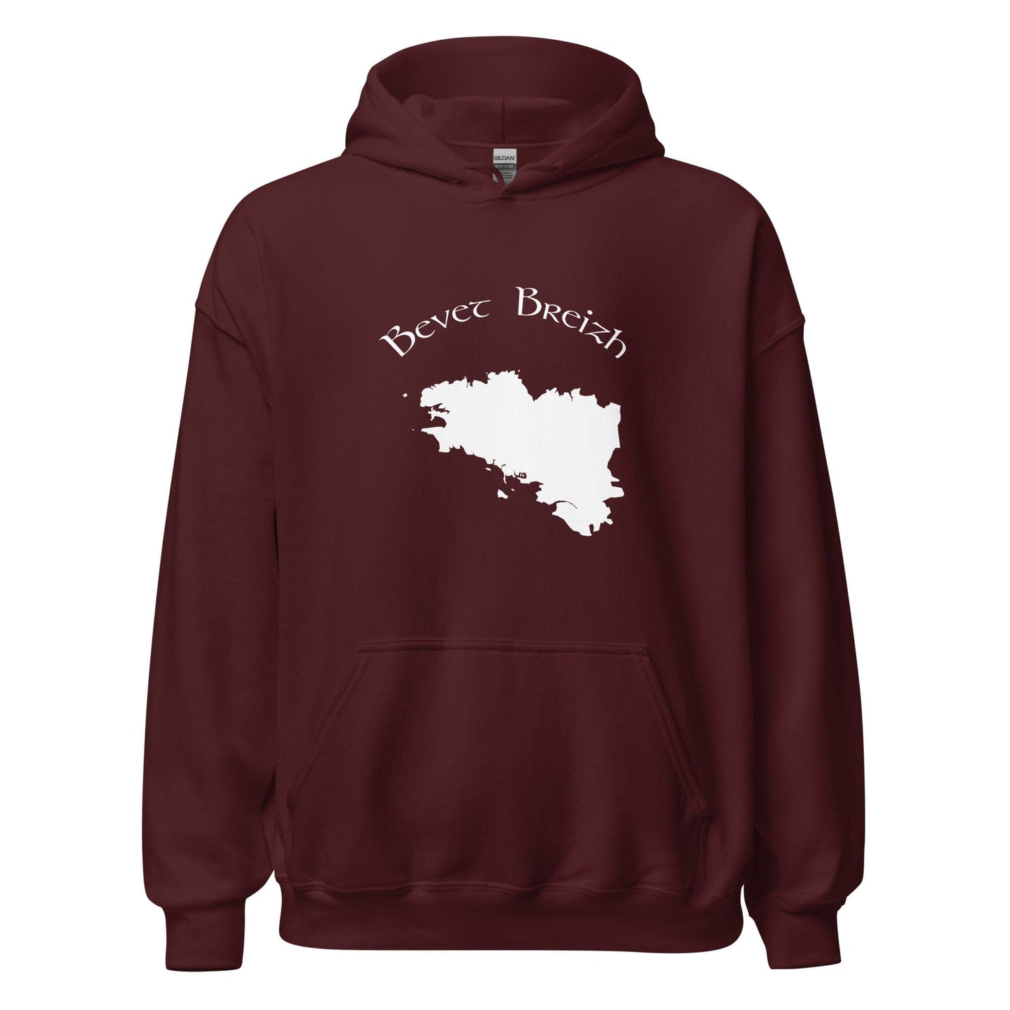Sweatshirt à capuche pour femme Bevet Breizh sweat-shirt Bevet Breizh Bordeaux S