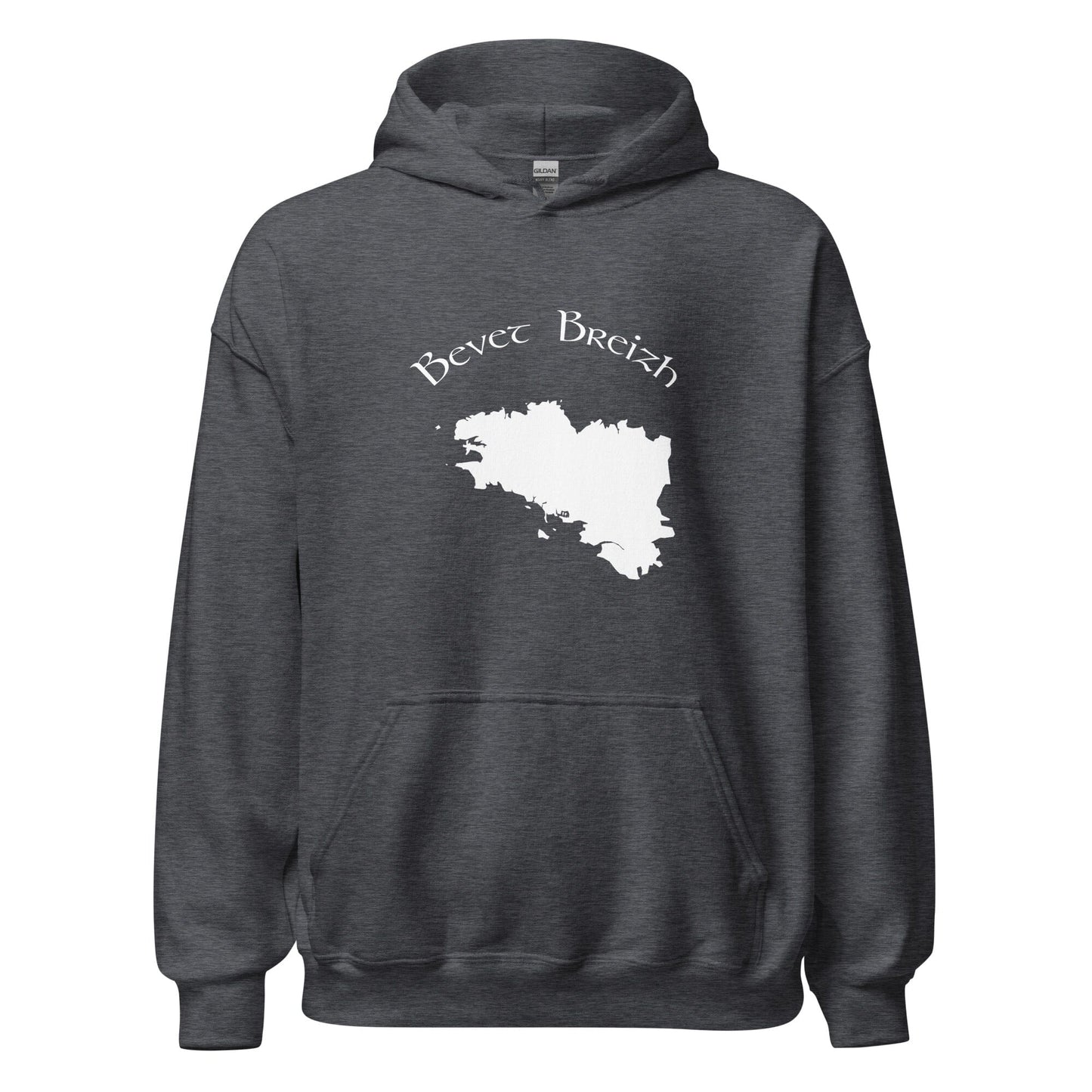 Sweatshirt à capuche pour femme Bevet Breizh sweat-shirt Bevet Breizh Gris Foncé Chiné S