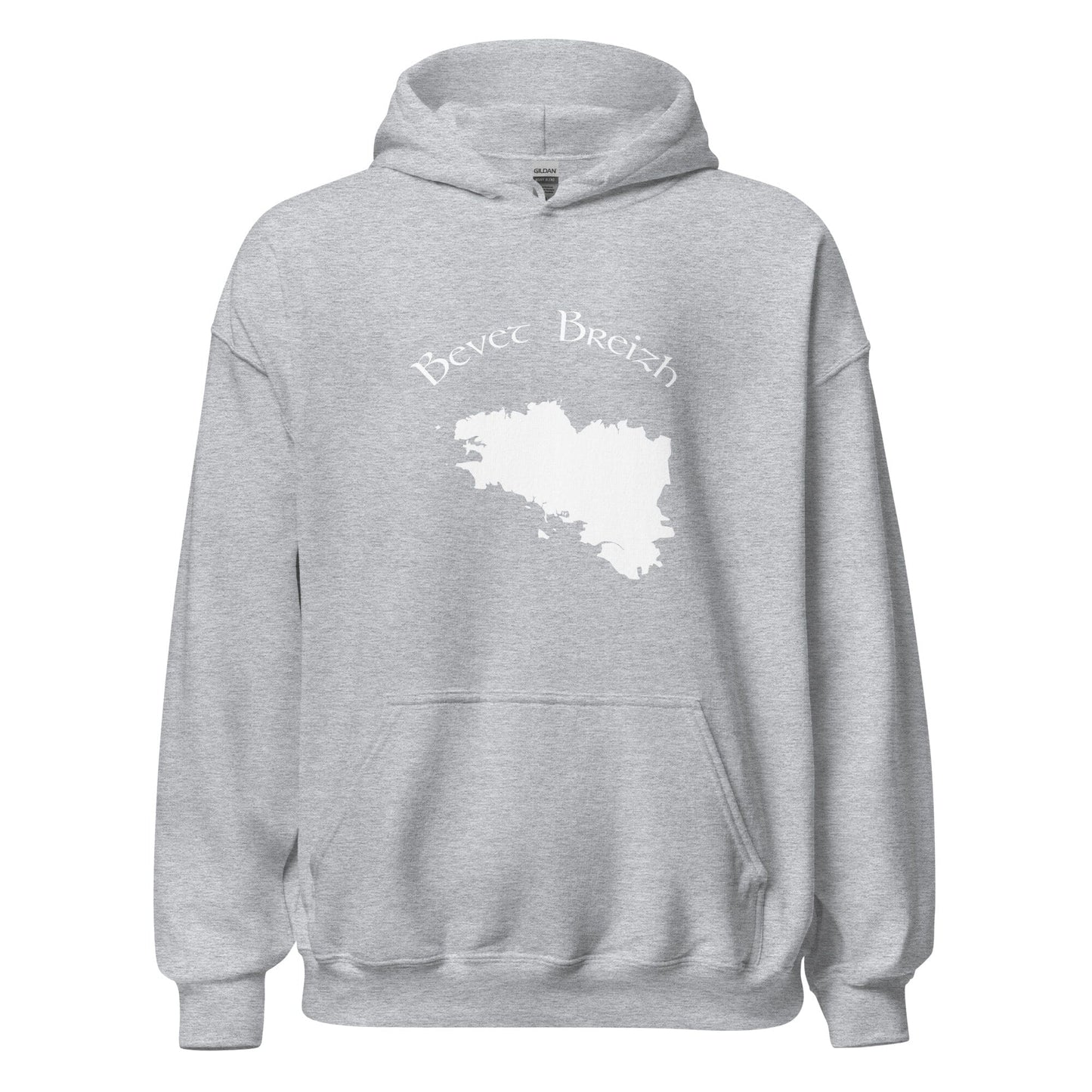 Sweatshirt à capuche pour femme Bevet Breizh sweat-shirt Bevet Breizh Gris Sport S