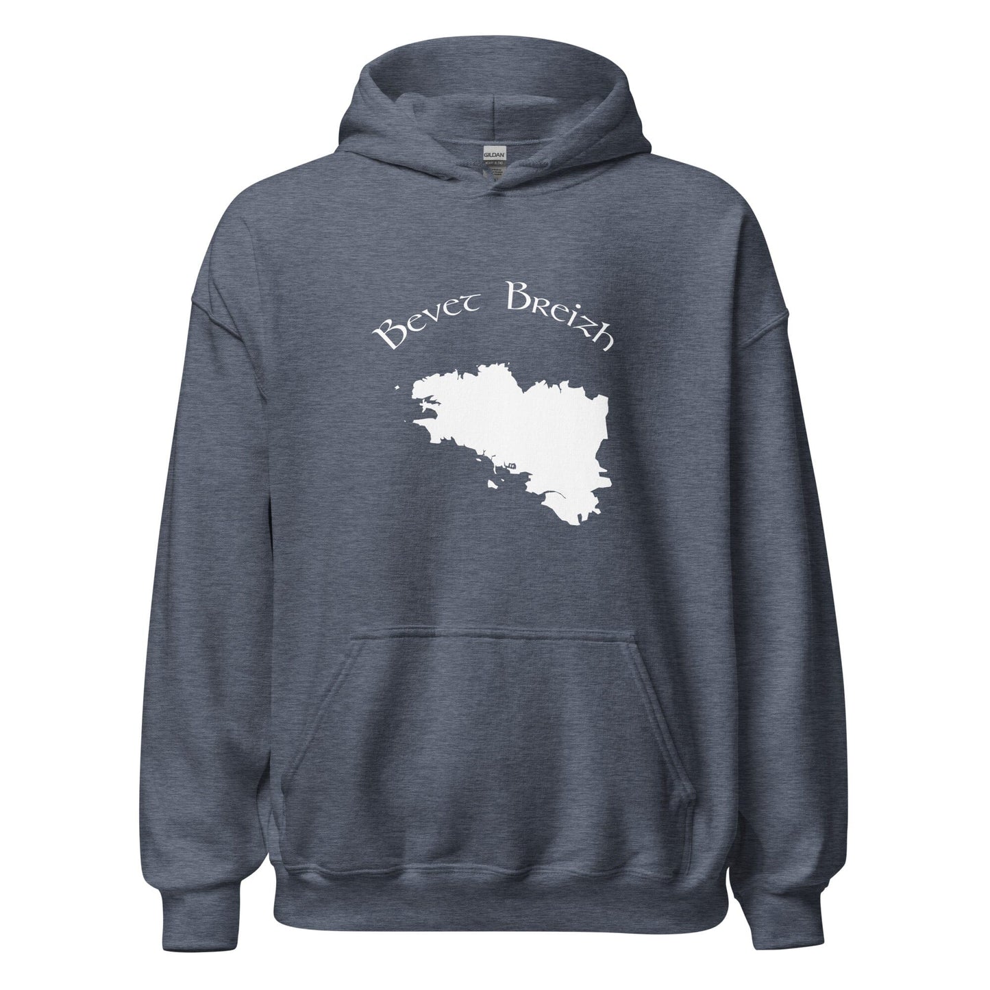 Sweatshirt à capuche pour femme Bevet Breizh sweat-shirt Bevet Breizh Heather Sport Dark Navy S