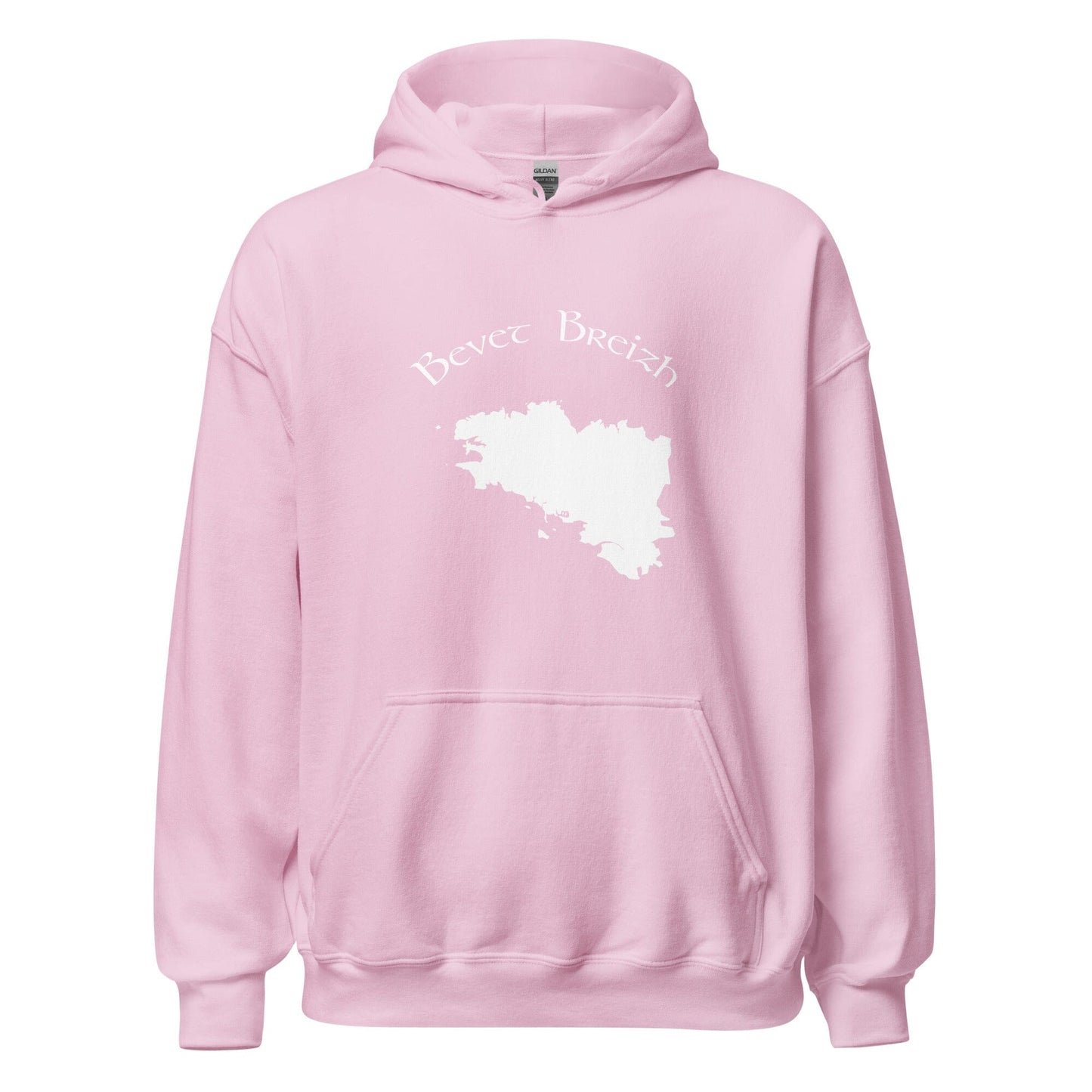 Sweatshirt à capuche pour femme Bevet Breizh sweat-shirt Bevet Breizh Rose Clair S