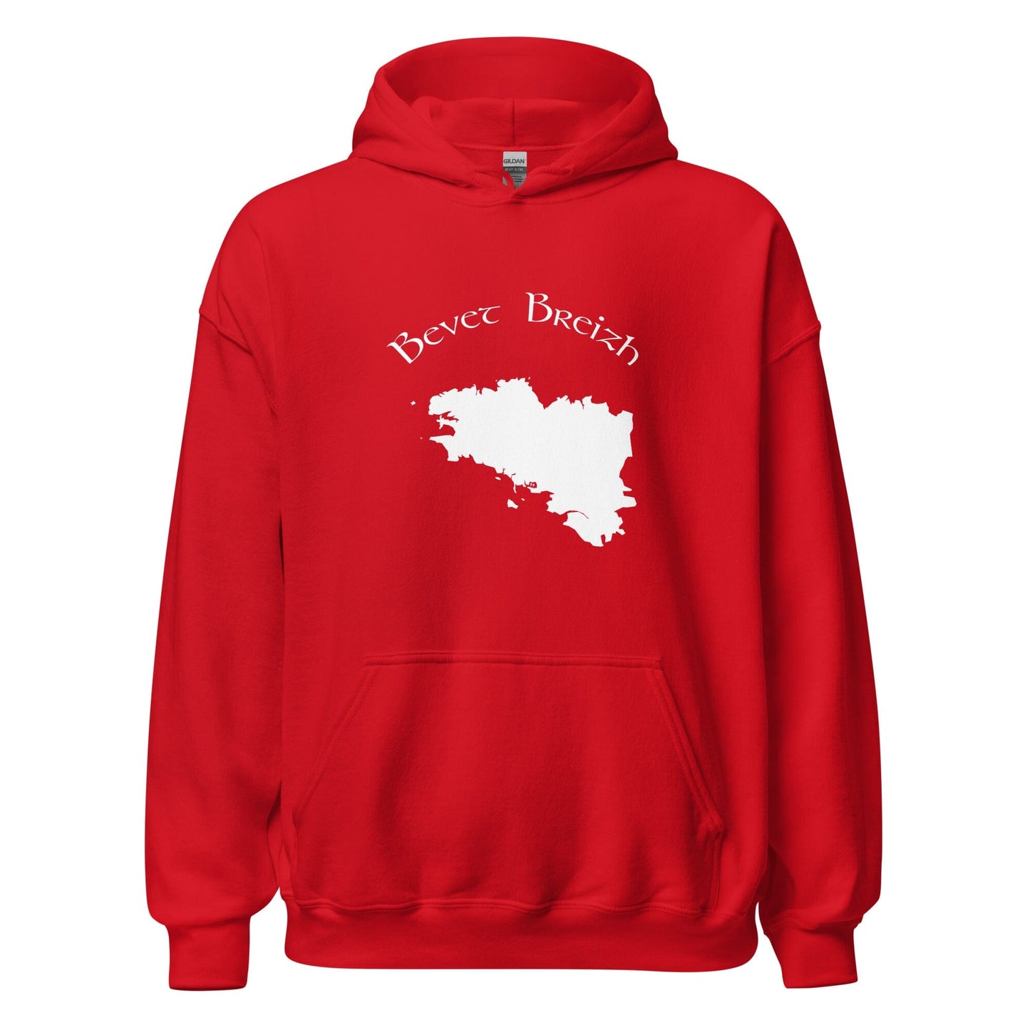 Sweatshirt à capuche pour femme Bevet Breizh sweat-shirt Bevet Breizh Rouge S