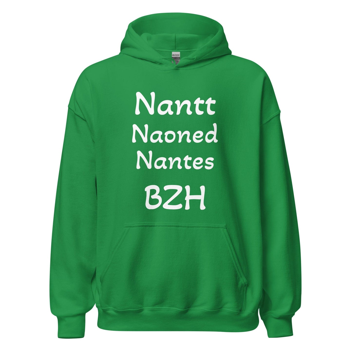 Sweatshirt à capuche pour femme Nantes=BZH sweat-shirt Bevet Breizh Vert menthe S