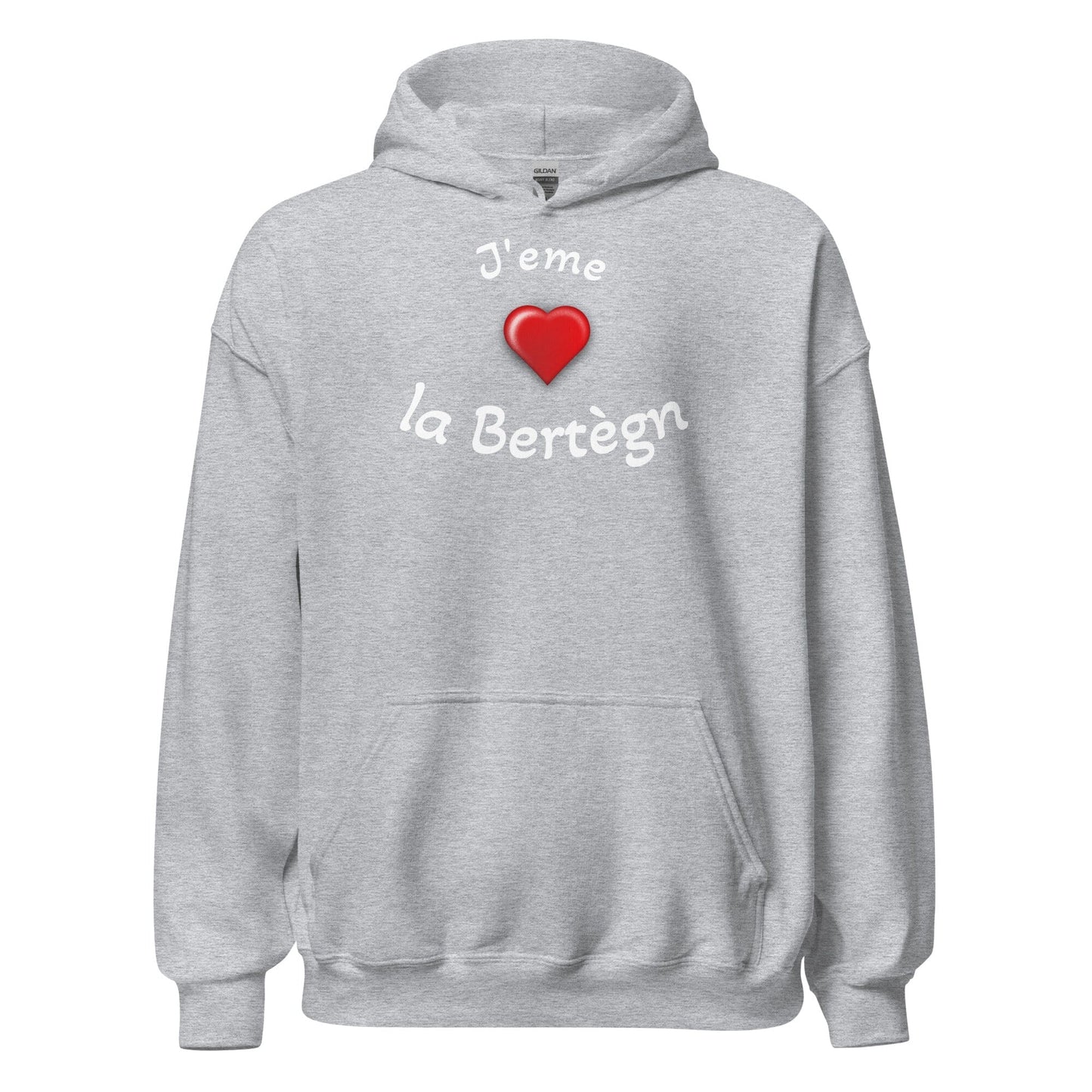 Sweatshirt à capuche pour homme J'eme la Bertègn sweatshirt Bevet Breizh