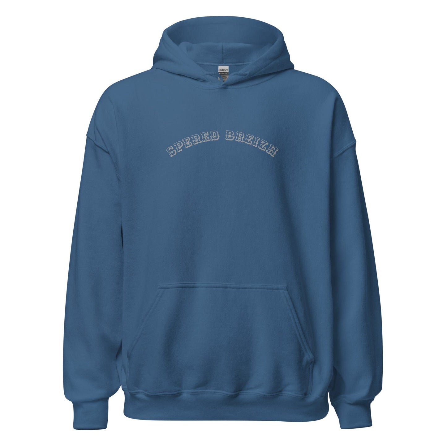 Sweatshirt à capuche spered Breizh à capuche sweatshirt Bevet Breizh Bleu Indigo S