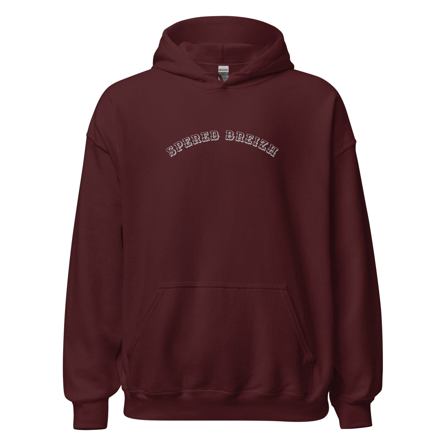 Sweatshirt à capuche spered Breizh à capuche sweatshirt Bevet Breizh Bordeaux S