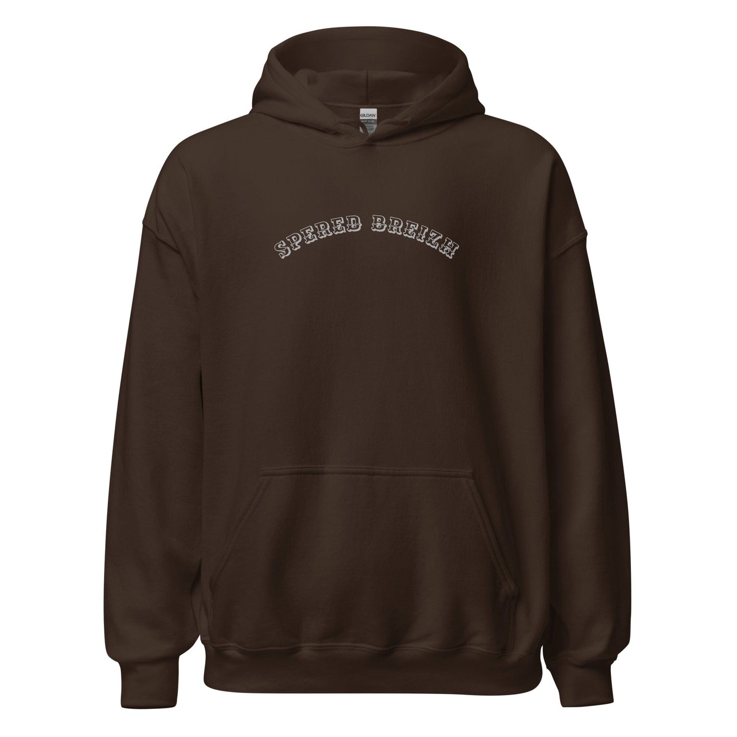 Sweatshirt à capuche spered Breizh à capuche sweatshirt Bevet Breizh Chocolat Noir S