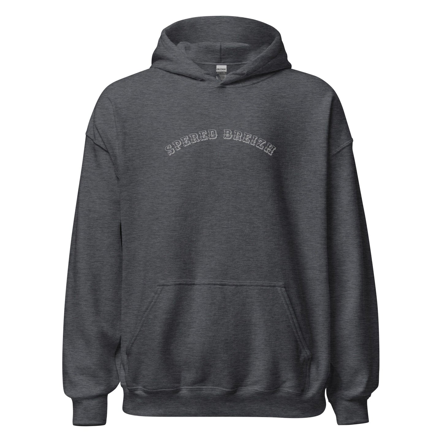 Sweatshirt à capuche spered Breizh à capuche sweatshirt Bevet Breizh Gris Foncé Chiné S
