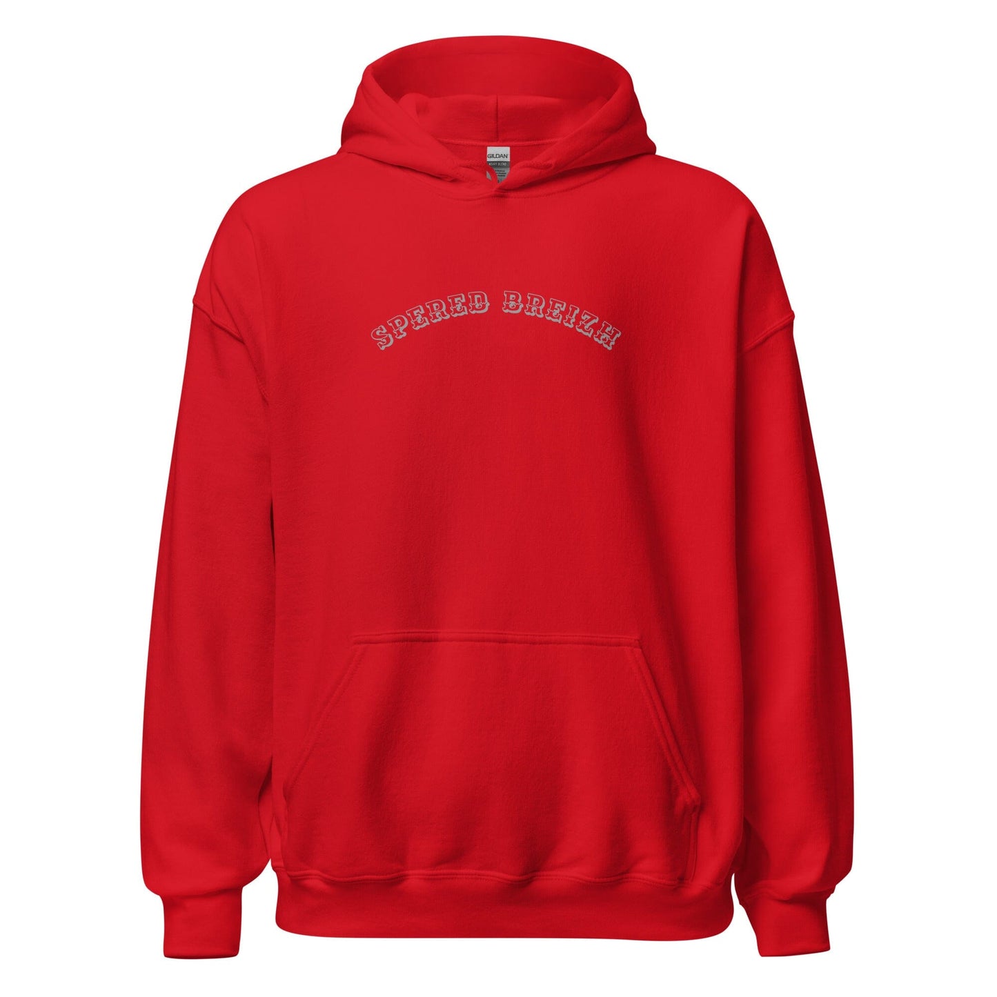 Sweatshirt à capuche spered Breizh à capuche sweatshirt Bevet Breizh Rouge S