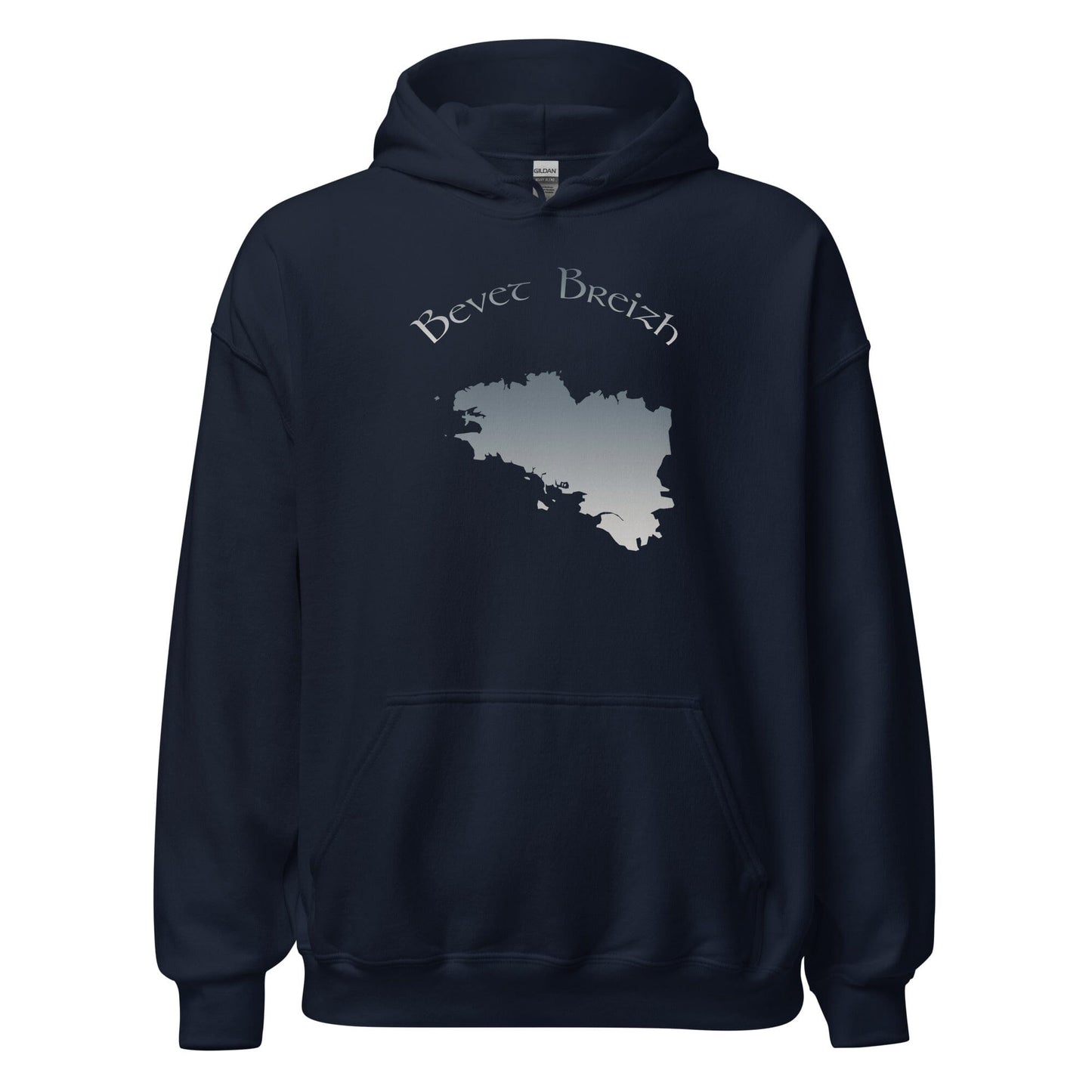 Sweatshirt à capuche unisexe Bevet Breizh Bevet Breizh Bleu Marine S