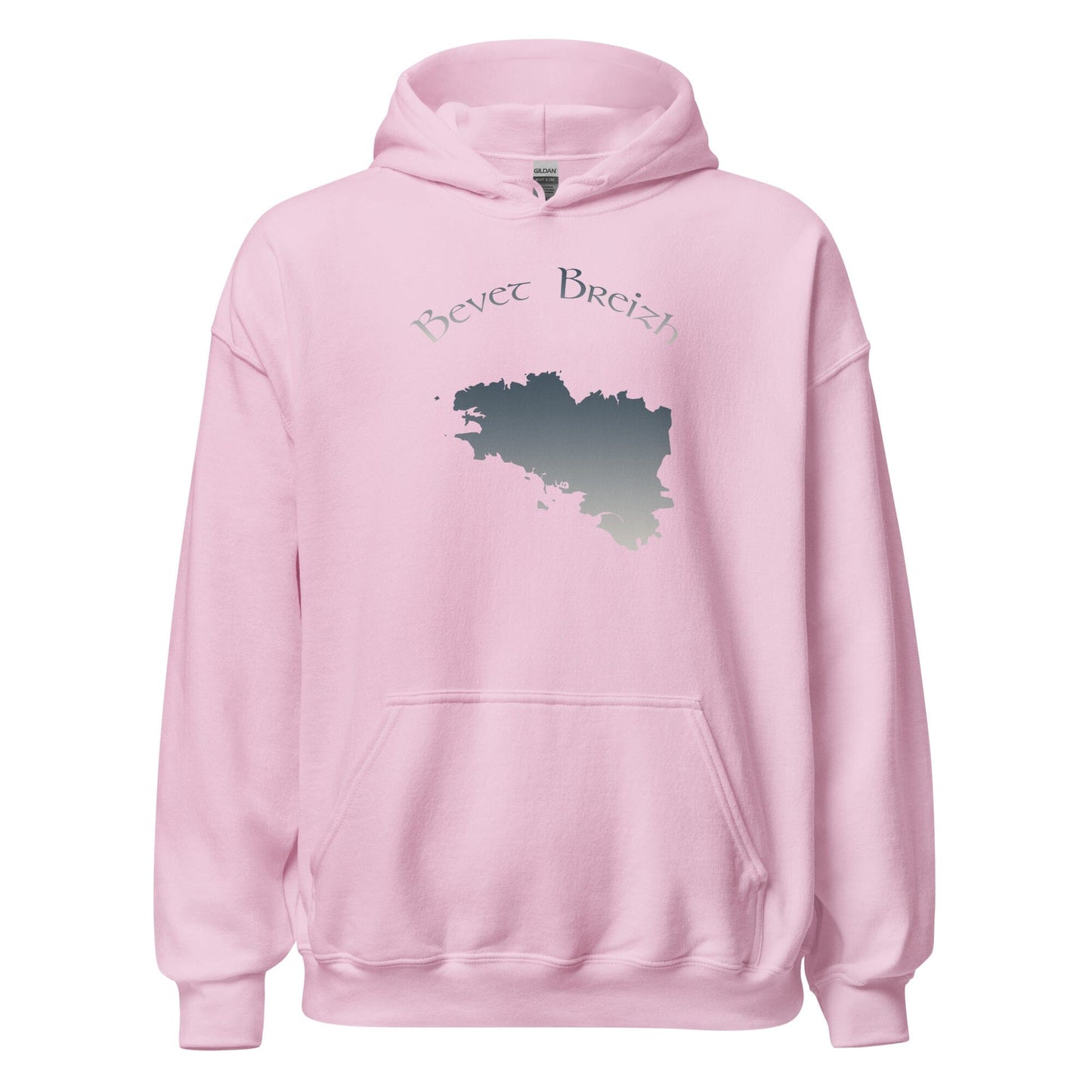 Sweatshirt à capuche unisexe Bevet Breizh Bevet Breizh Rose Clair S