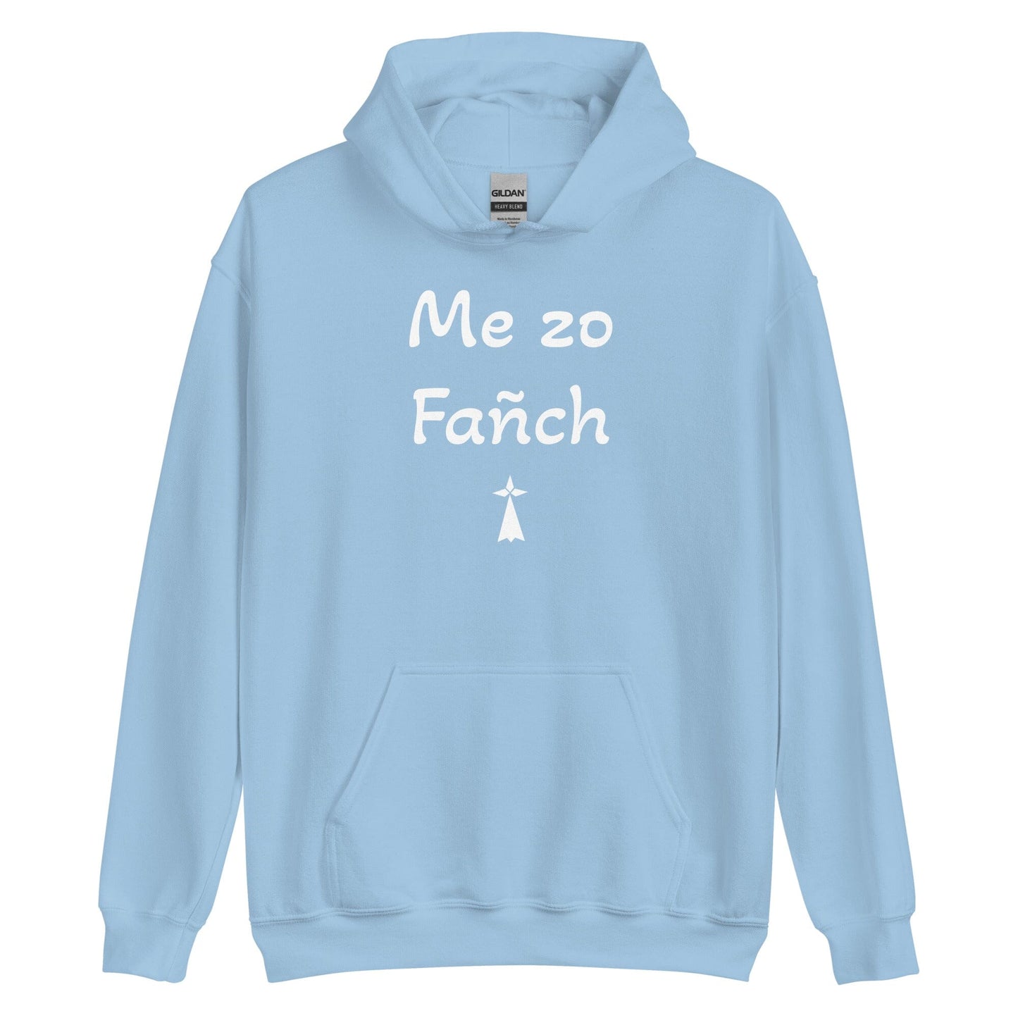 Sweatshirt à capuche unisexe me zo Fañch sweat-shirt Bevet Breizh Bleu Clair S
