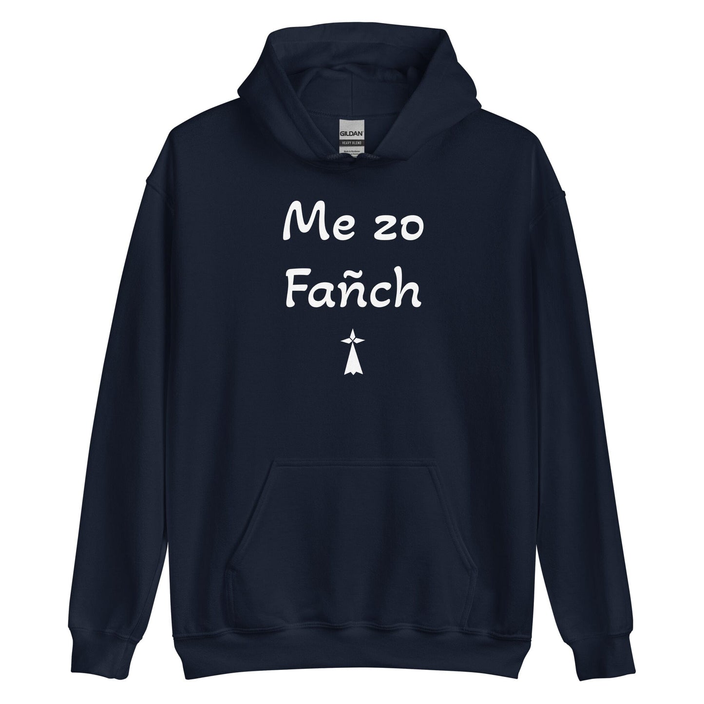 Sweatshirt à capuche unisexe me zo Fañch sweat-shirt Bevet Breizh Bleu Marine S