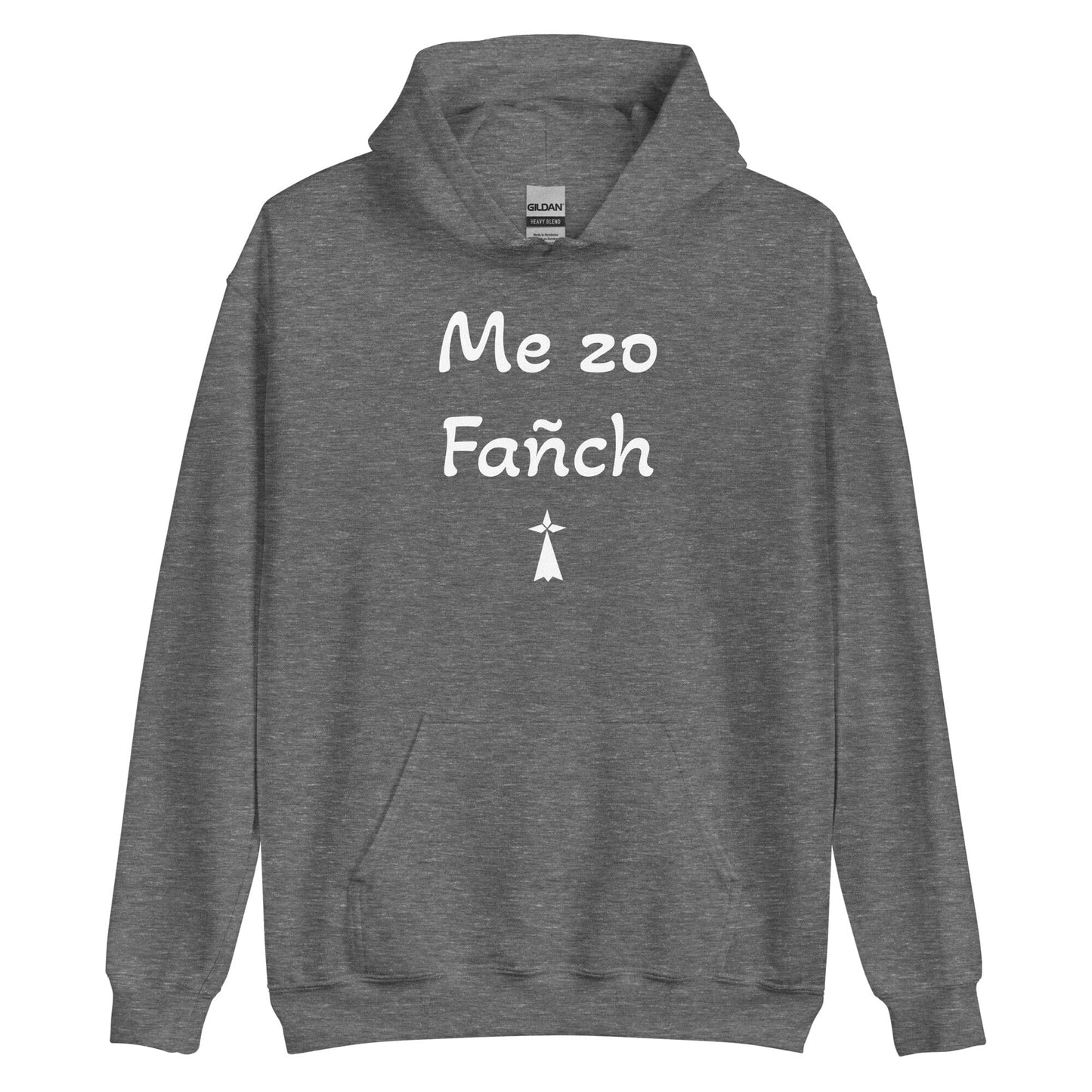Sweatshirt à capuche unisexe me zo Fañch sweat-shirt Bevet Breizh Graphite Heather S