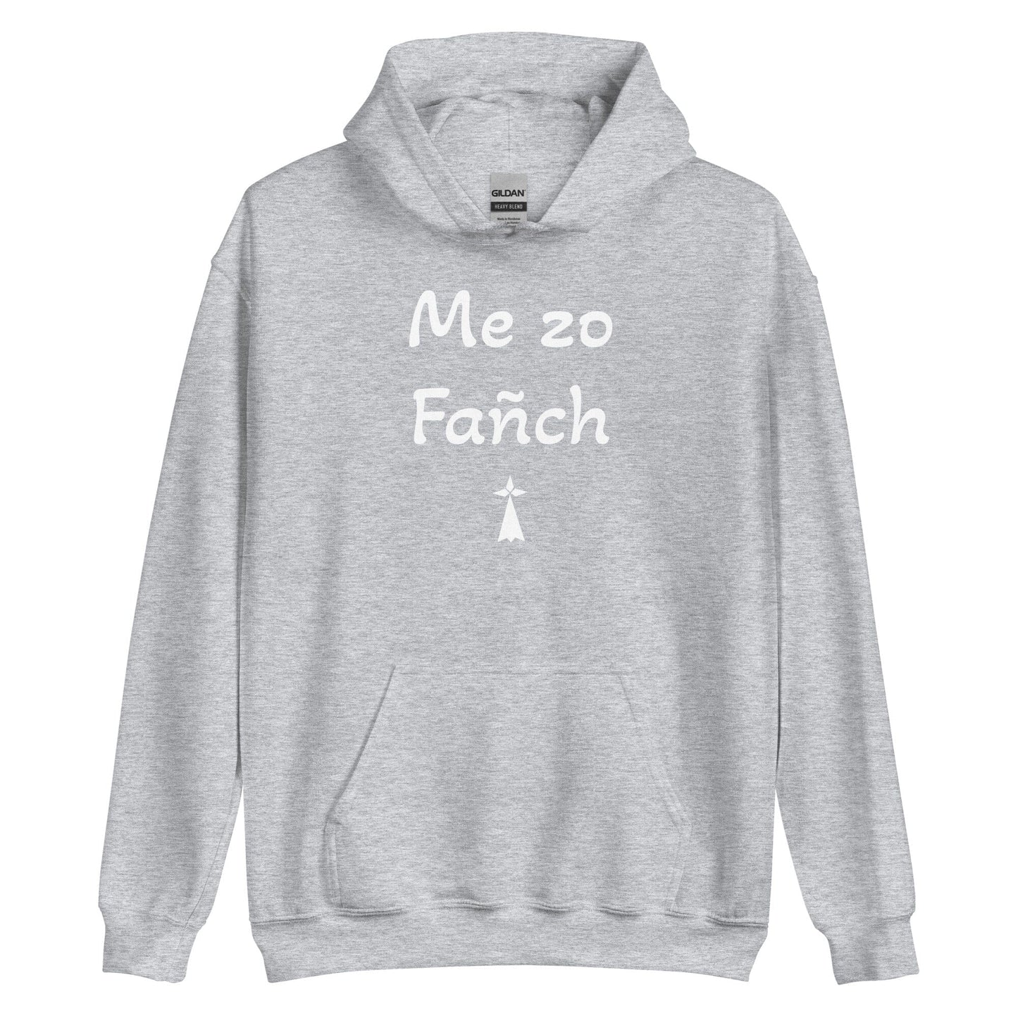 Sweatshirt à capuche unisexe me zo Fañch sweat-shirt Bevet Breizh Gris Sport S