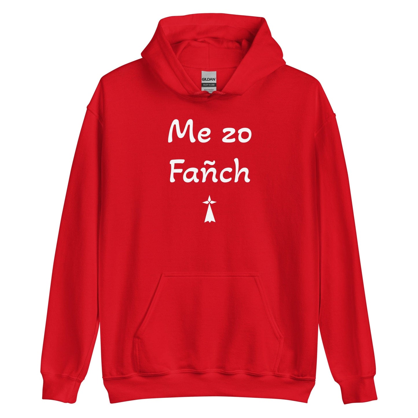 Sweatshirt à capuche unisexe me zo Fañch sweat-shirt Bevet Breizh Rouge S