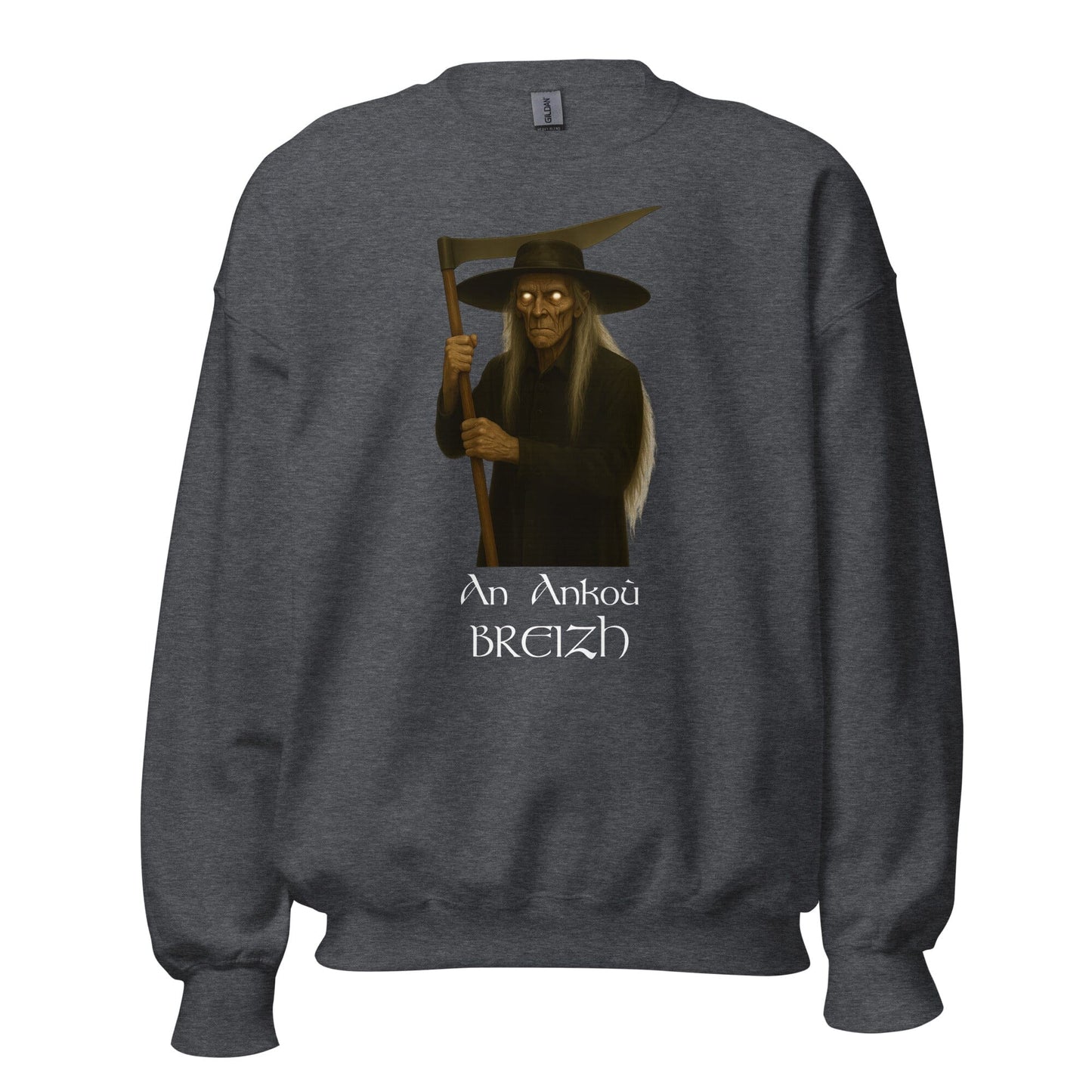 Sweatshirt an Ankoù sweat-shirt Bevet Breizh Gris Foncé Chiné S