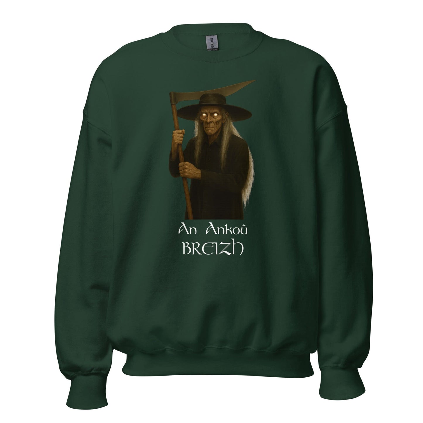 Sweatshirt an Ankoù sweat-shirt Bevet Breizh Vert Forêt S
