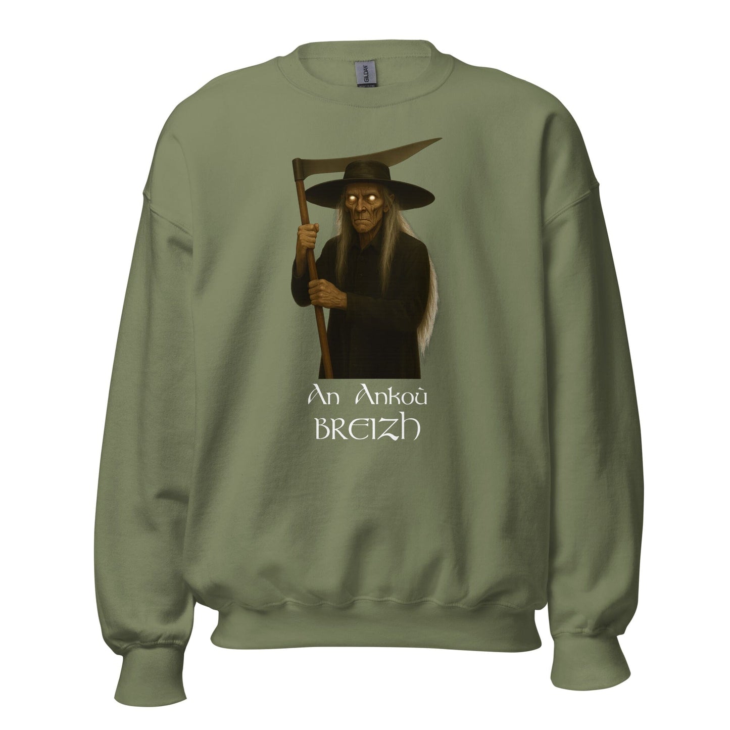 Sweatshirt an Ankoù sweat-shirt Bevet Breizh Vert Militaire S