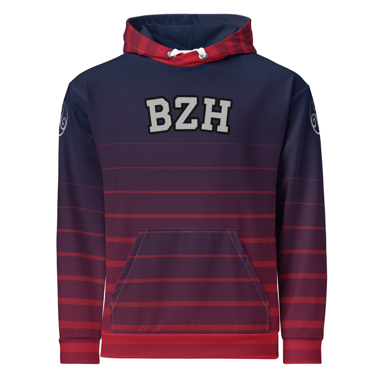 Sweatshirt BZH triskell à Capuche Unisexe sweatshirt Bevet Breizh 2XS