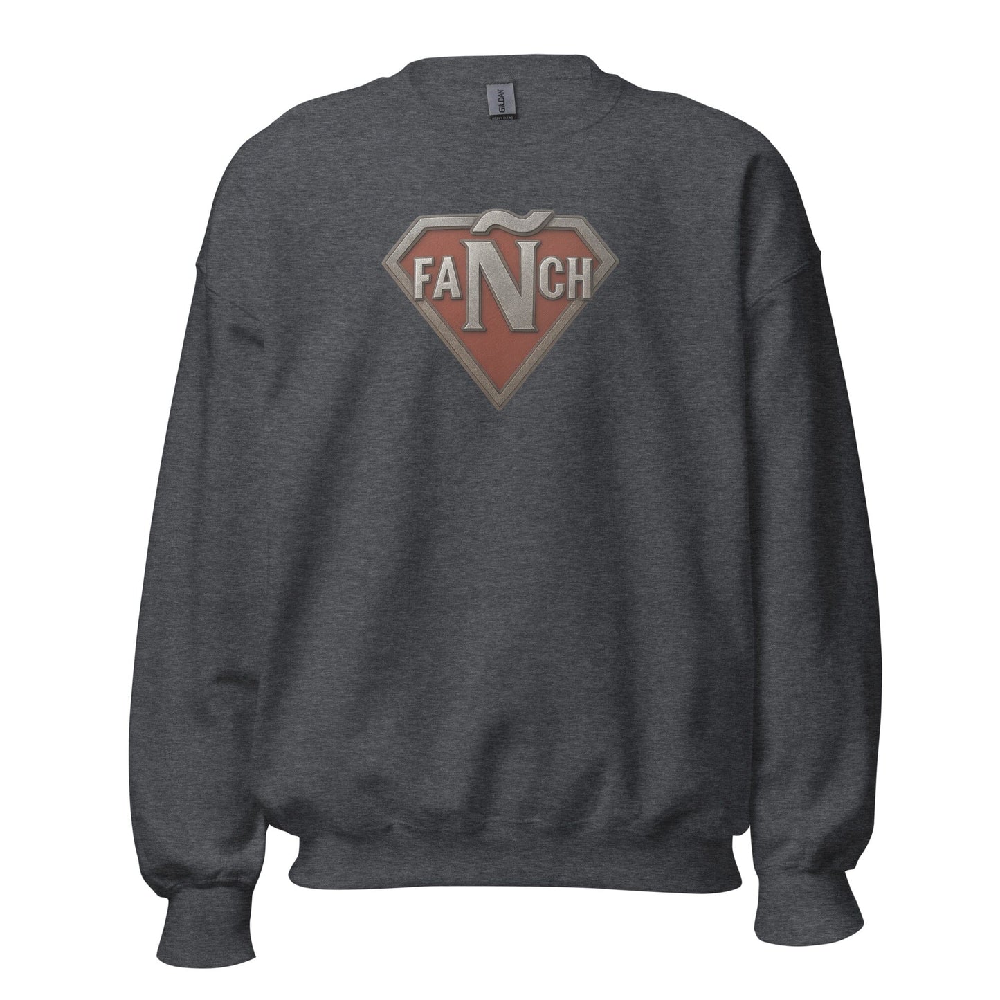 Sweatshirt Fañch sweat-shirt Bevet Breizh Gris Foncé Chiné S
