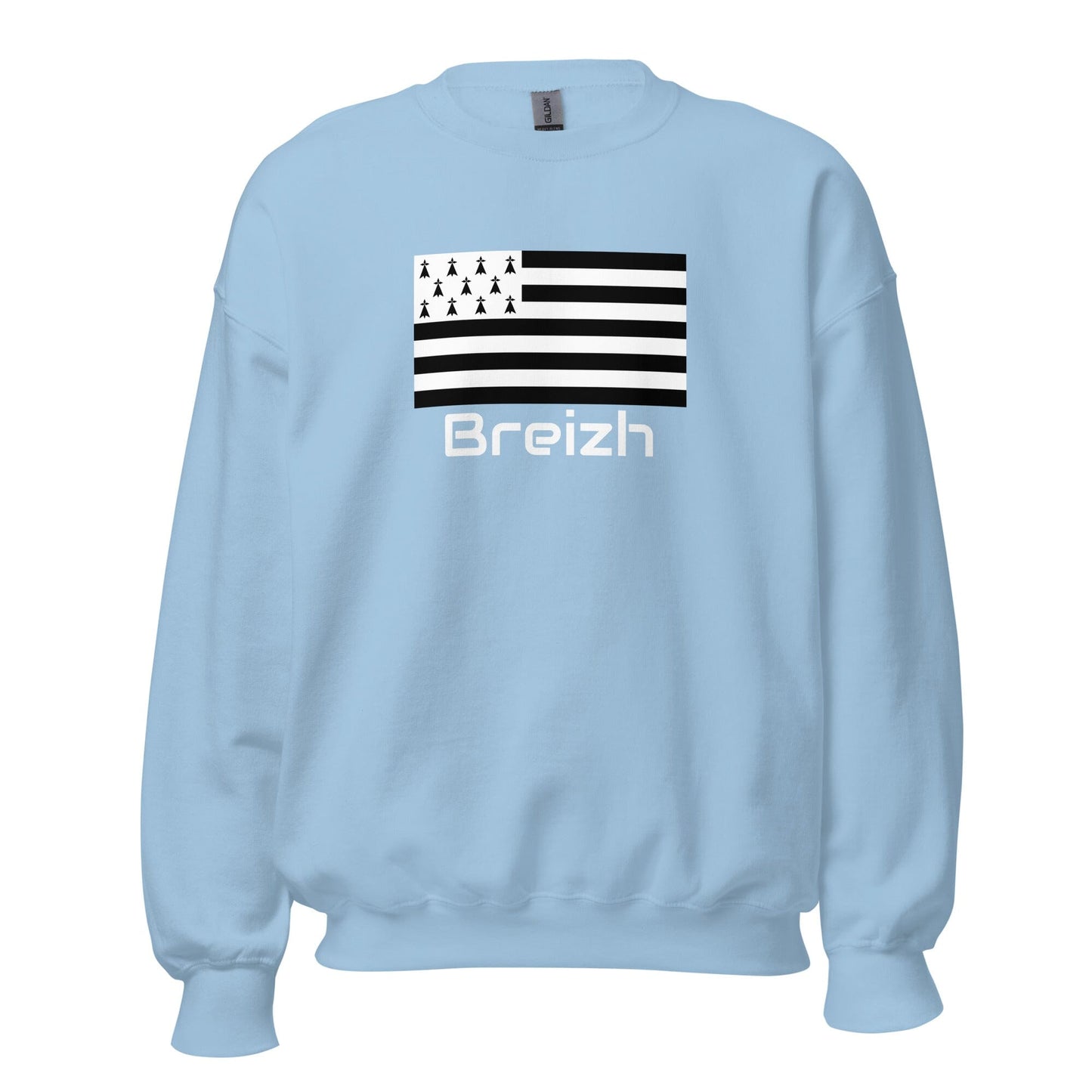 Sweatshirt Gwenn Ha Du Breizh unisexe sweat-shirt Bevet Breizh Bleu Clair S