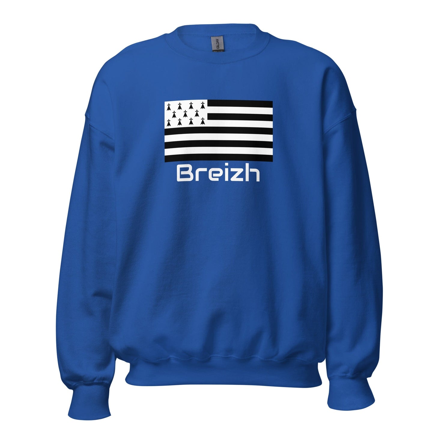 Sweatshirt Gwenn Ha Du Breizh unisexe sweat-shirt Bevet Breizh Bleu Roi S