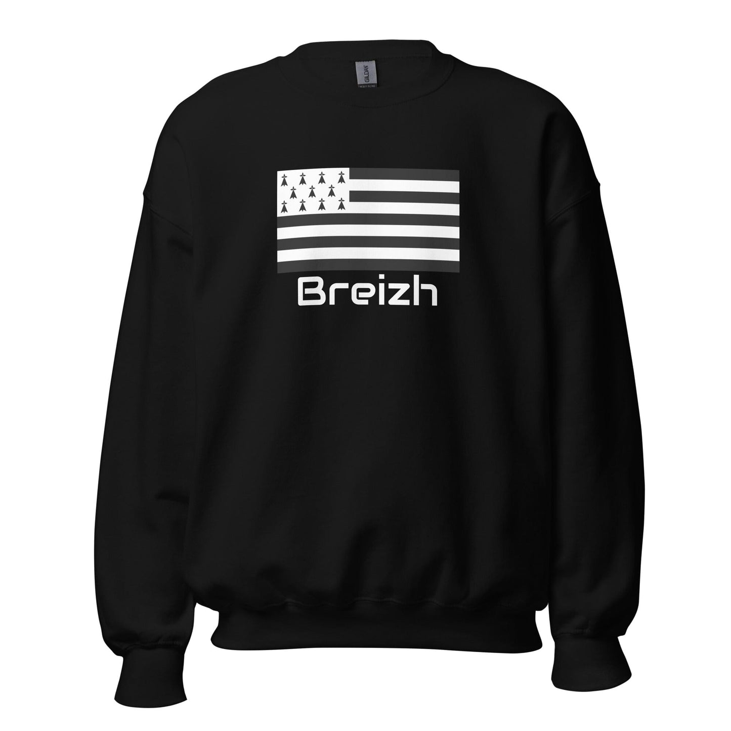 Sweatshirt Gwenn Ha Du Breizh unisexe sweat-shirt Bevet Breizh Noir 4XL