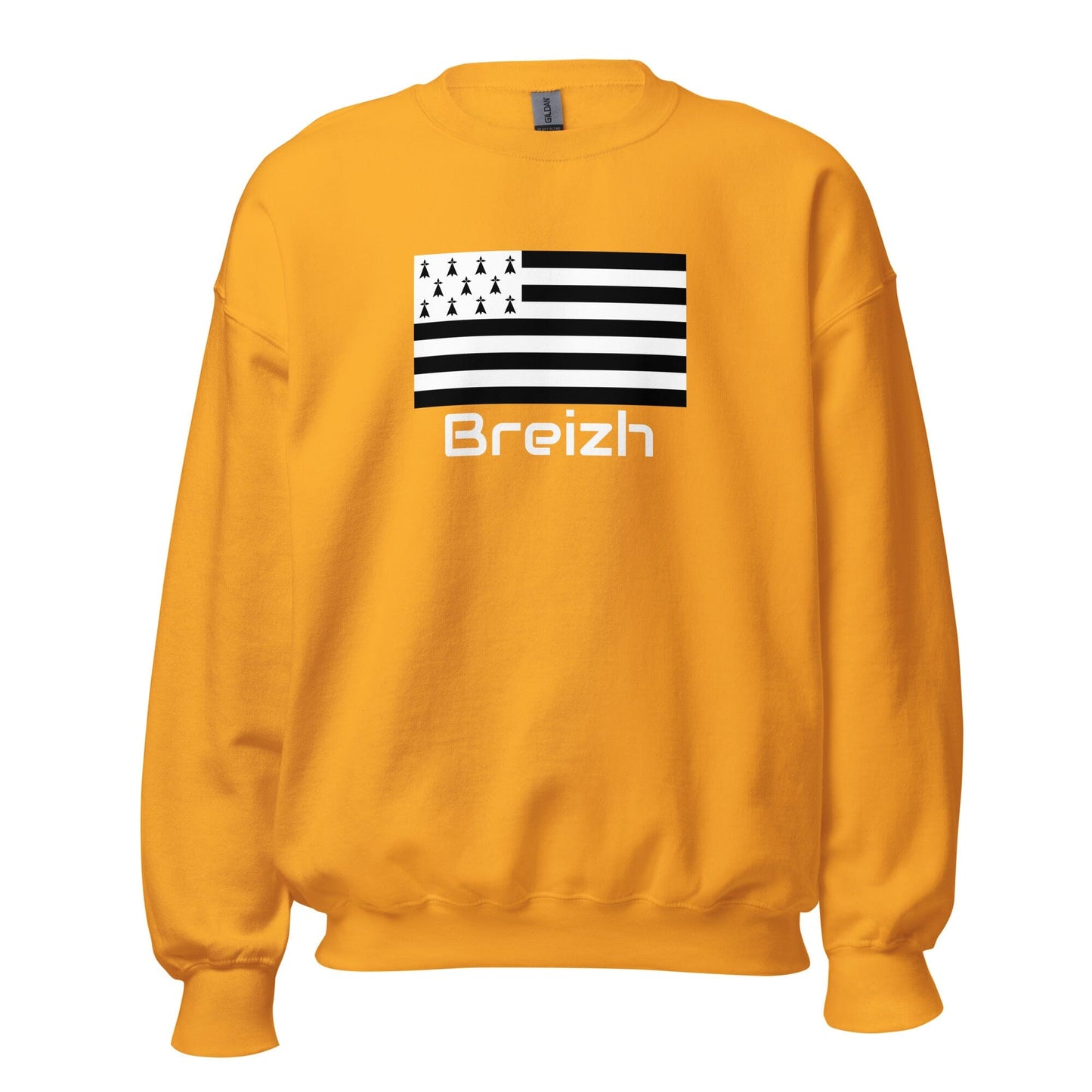 Sweatshirt Gwenn Ha Du Breizh unisexe sweat-shirt Bevet Breizh Or S