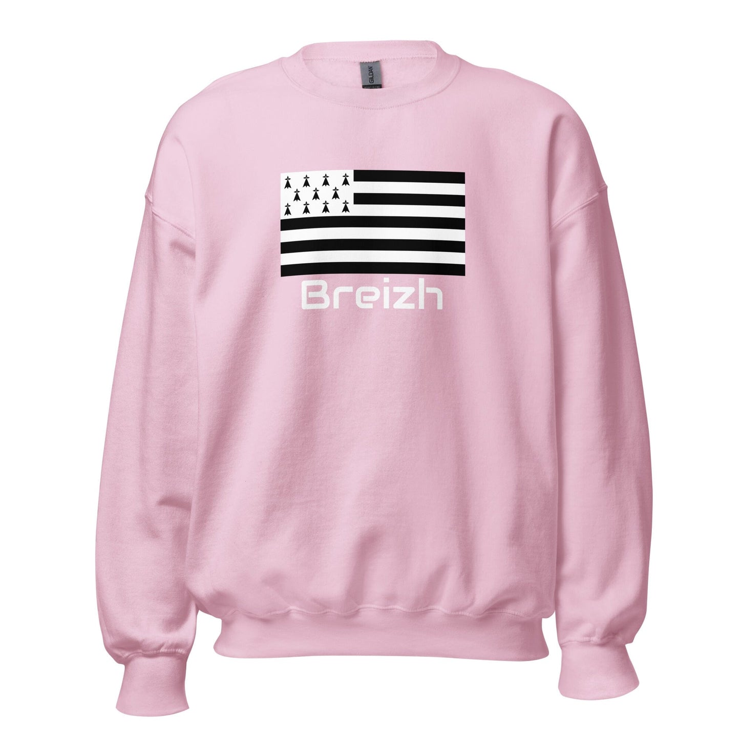 Sweatshirt Gwenn Ha Du Breizh unisexe sweat-shirt Bevet Breizh Rose Clair S
