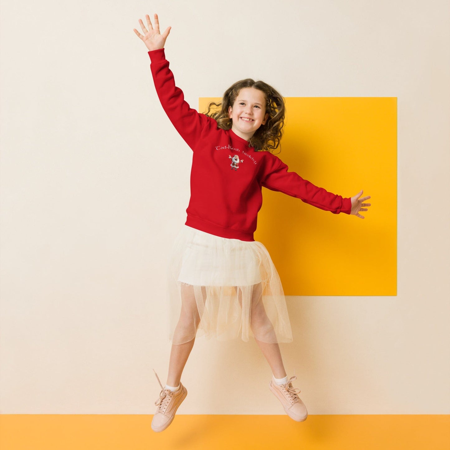 Sweatshirt rouge pour enfant Tadig Kozh Nedeleg Bevet Breizh