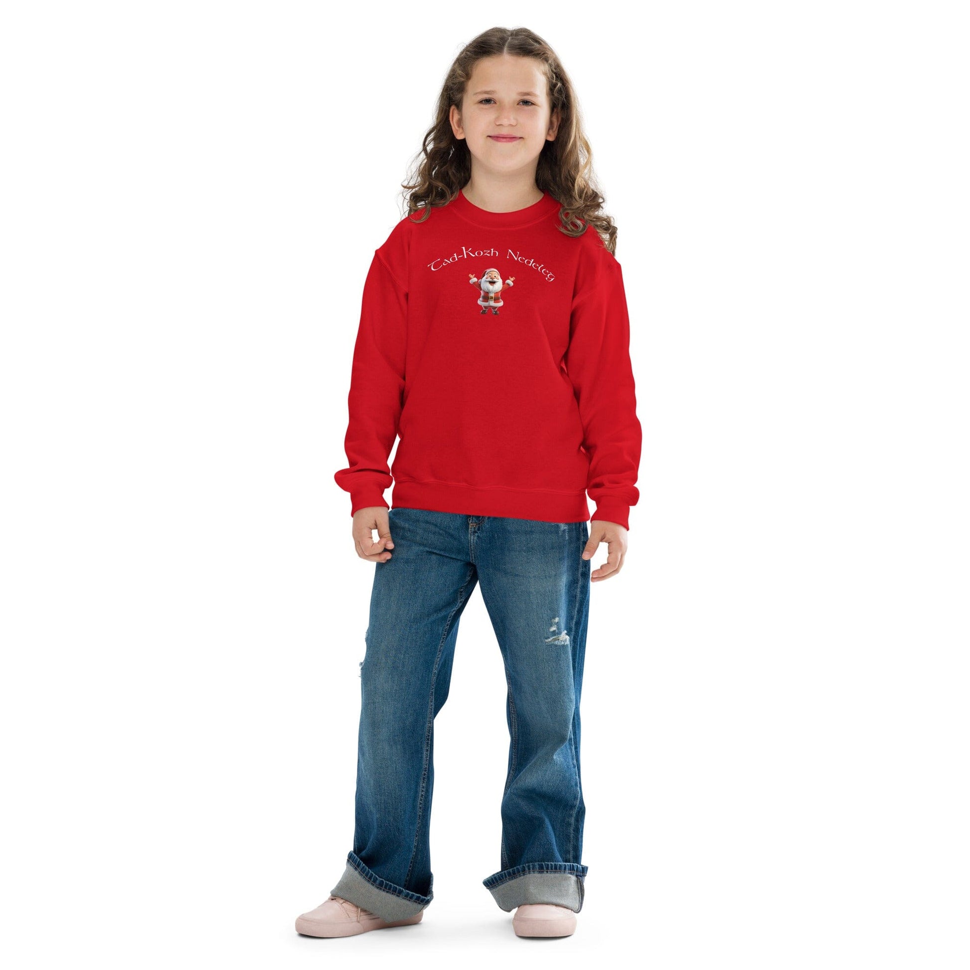 Sweatshirt rouge pour enfant Tadig Kozh Nedeleg Bevet Breizh XS