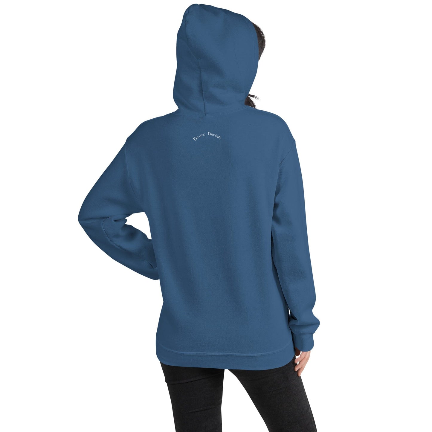 Sweatshirt unisexe à capuche Gwenn Ha Du Bertègn sweat-shirt Bevet Breizh