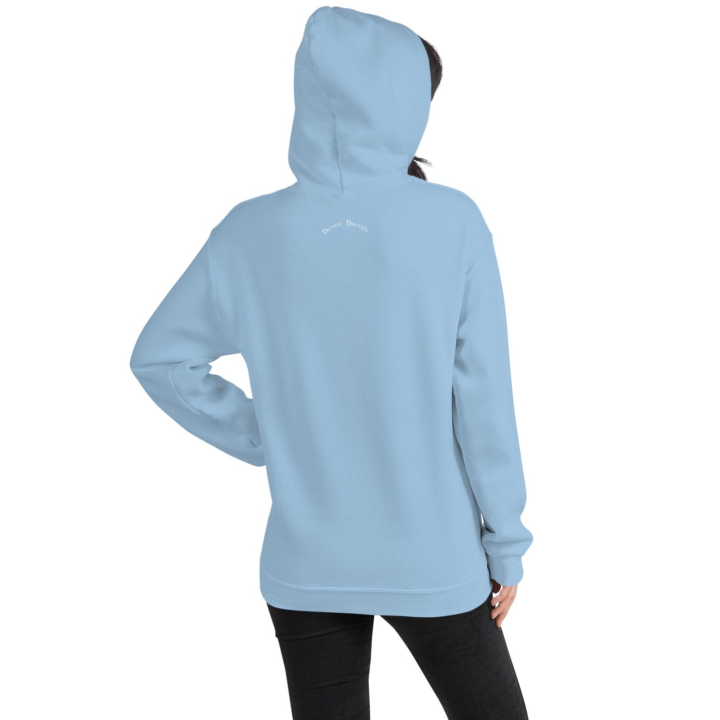 Sweatshirt unisexe à capuche Gwenn Ha Du Bertègn sweat-shirt Bevet Breizh