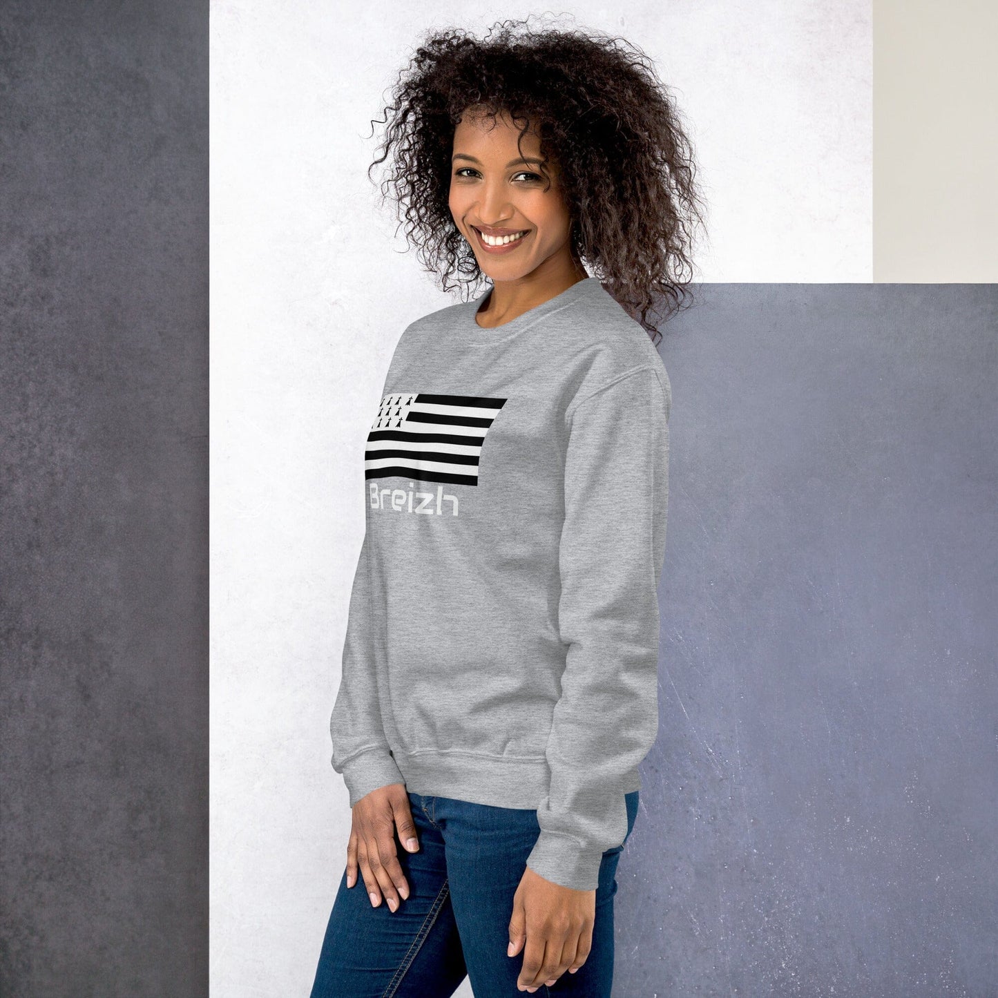 Sweatshirt unisexe Gwenn Ha Du Breizh sweat-shirt Bevet Breizh