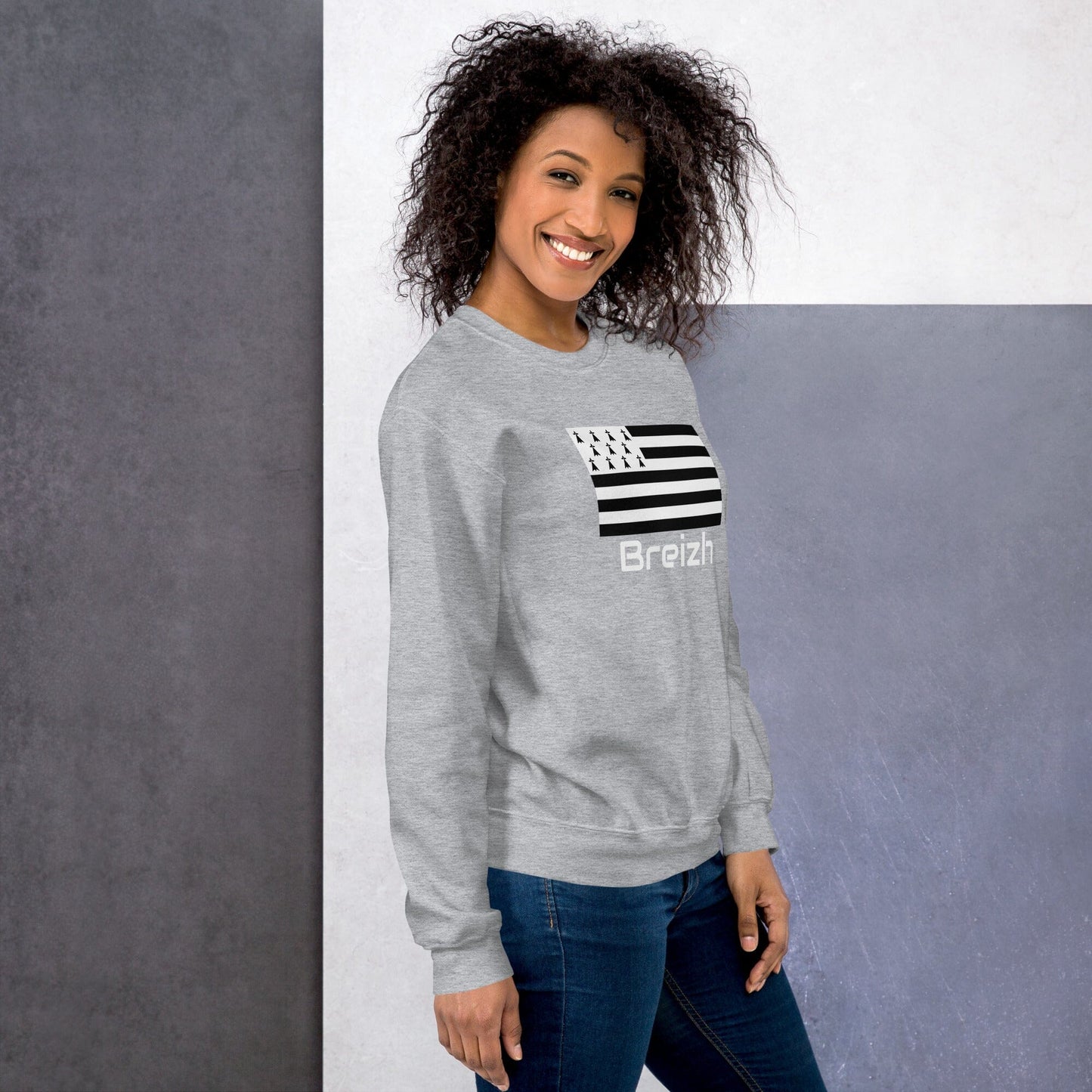 Sweatshirt unisexe Gwenn Ha Du Breizh sweat-shirt Bevet Breizh
