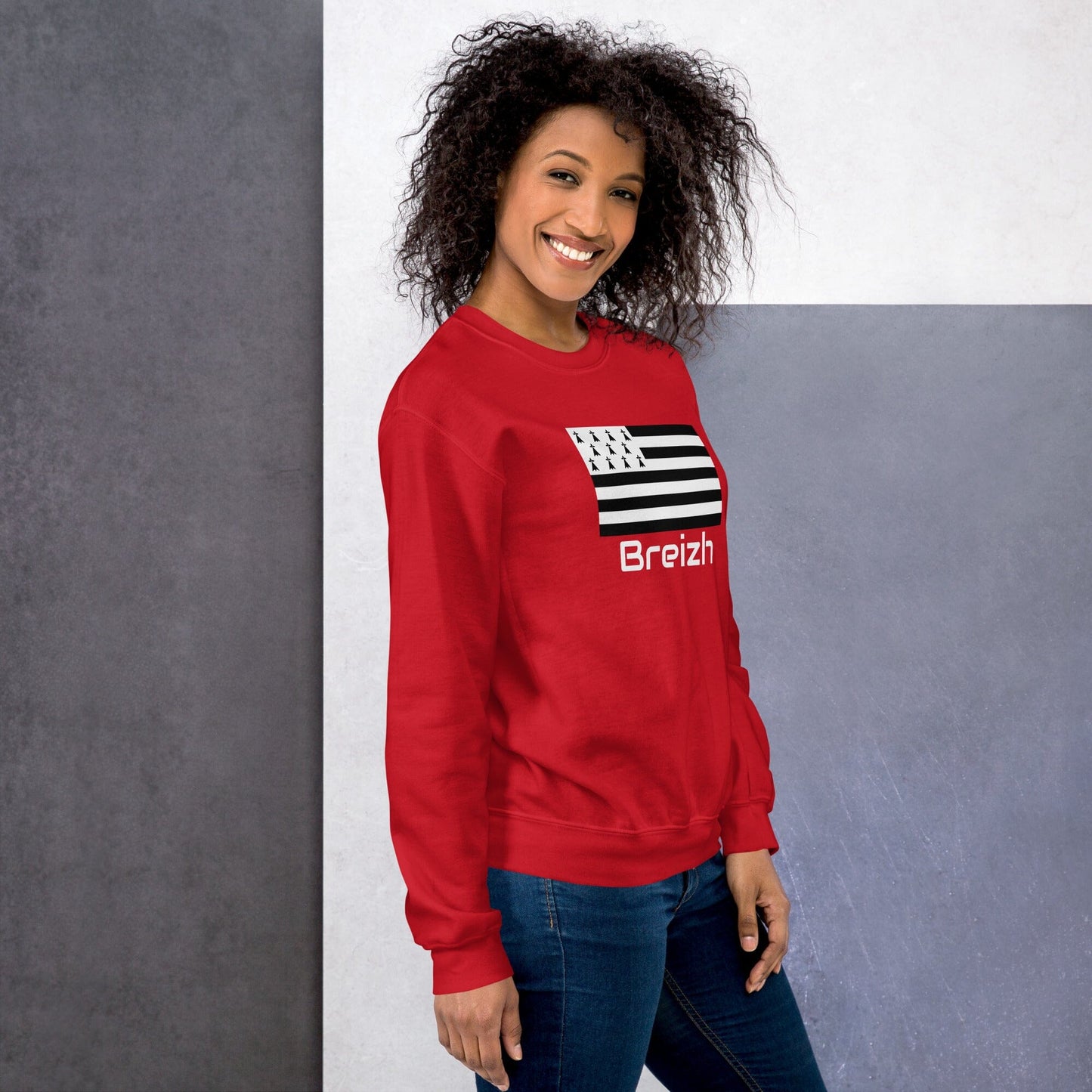 Sweatshirt unisexe Gwenn Ha Du Breizh sweat-shirt Bevet Breizh