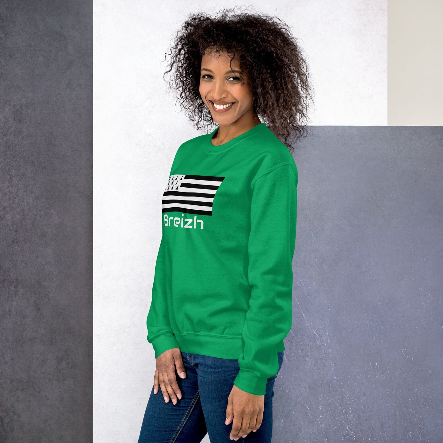 Sweatshirt unisexe Gwenn Ha Du Breizh sweat-shirt Bevet Breizh