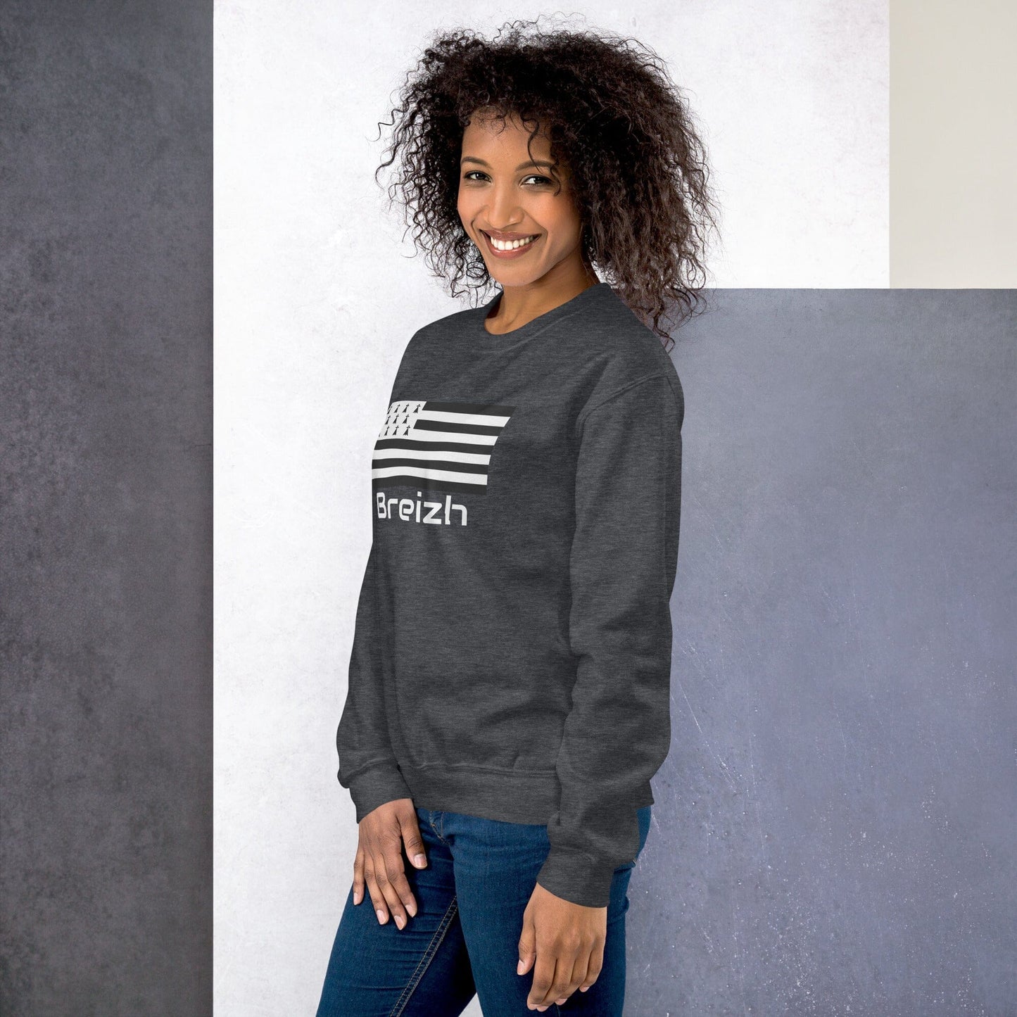Sweatshirt unisexe Gwenn Ha Du Breizh sweat-shirt Bevet Breizh