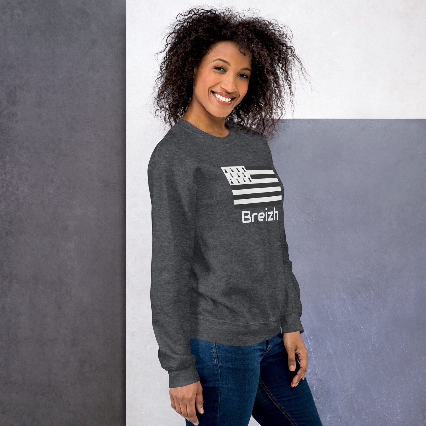 Sweatshirt unisexe Gwenn Ha Du Breizh sweat-shirt Bevet Breizh