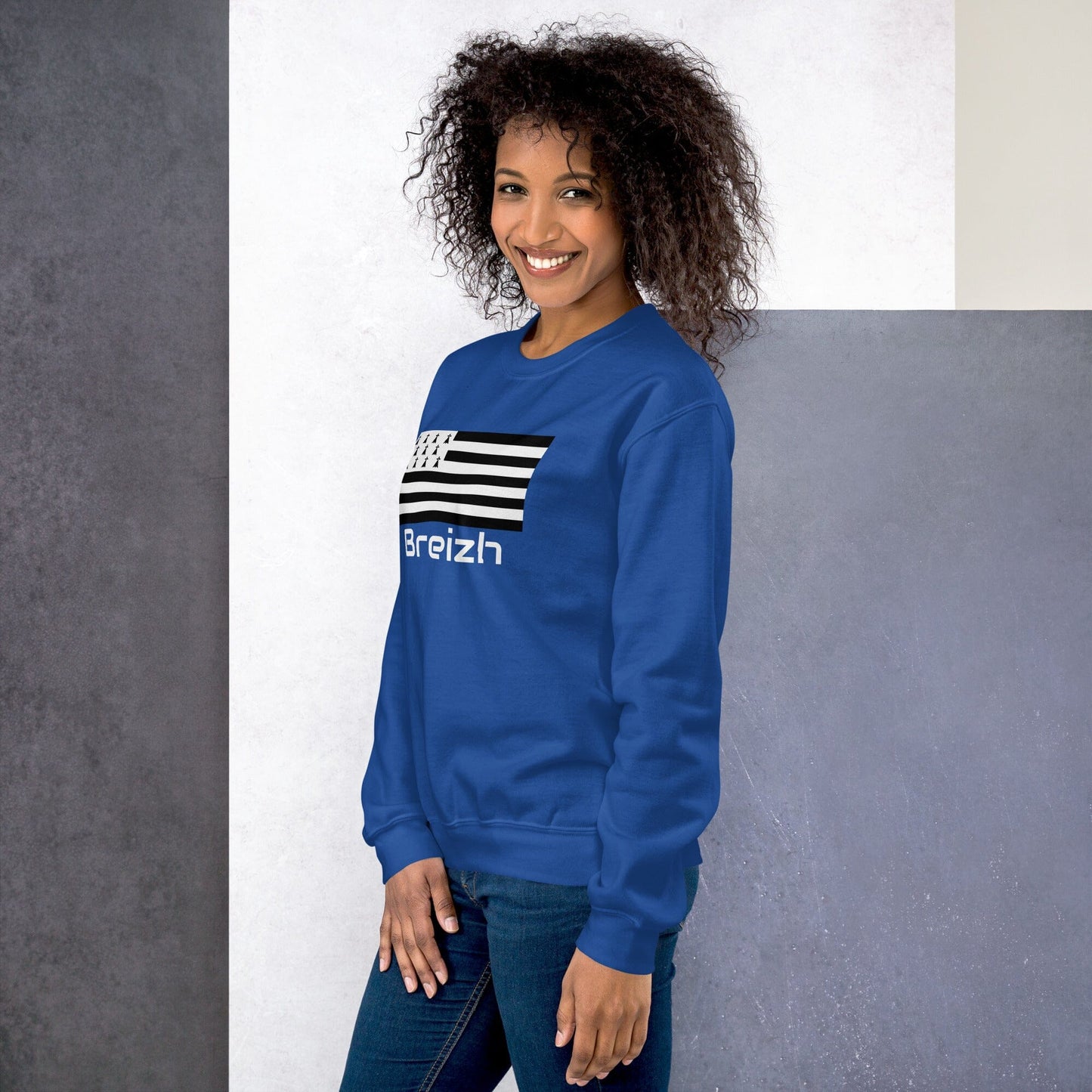 Sweatshirt unisexe Gwenn Ha Du Breizh sweat-shirt Bevet Breizh