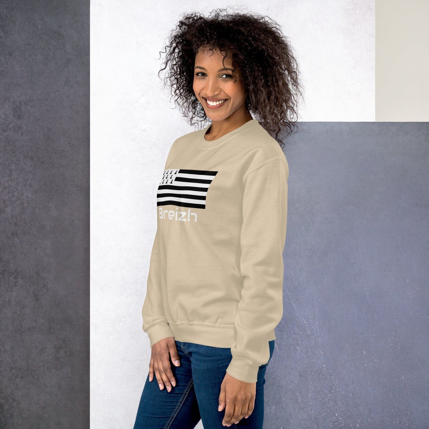 Sweatshirt unisexe Gwenn Ha Du Breizh sweat-shirt Bevet Breizh