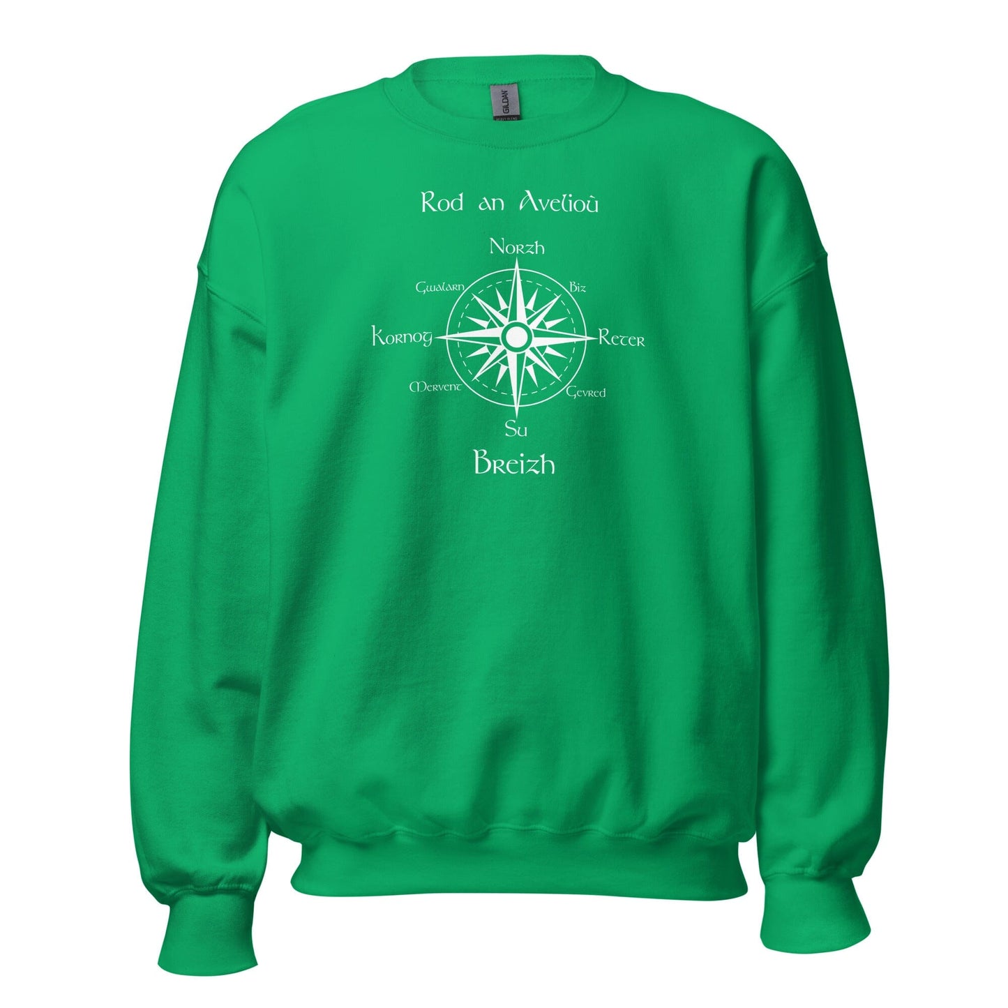 Sweatshirt unisexe rod an avelioù sweat-shirt Bevet Breizh Vert menthe S
