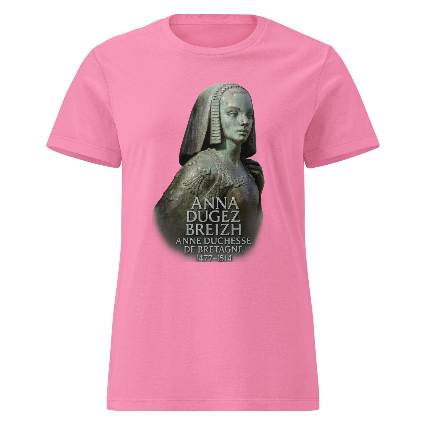 T-shirt Anne de Bretagne pour femme t-shirt Bevet Breizh Rose S