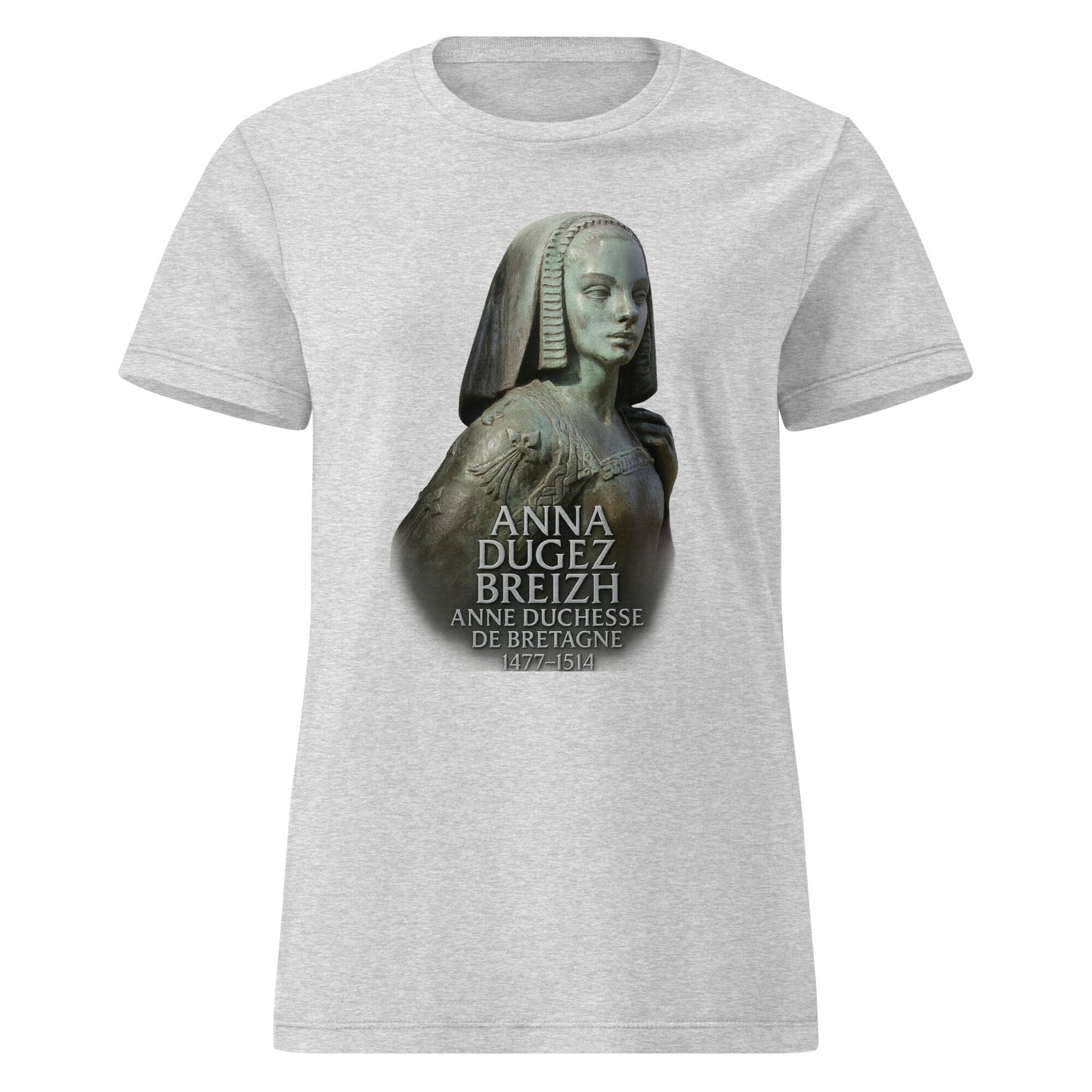 T-shirt Anne de Bretagne pour femme t-shirt Bevet Breizh RS Sport Grey S