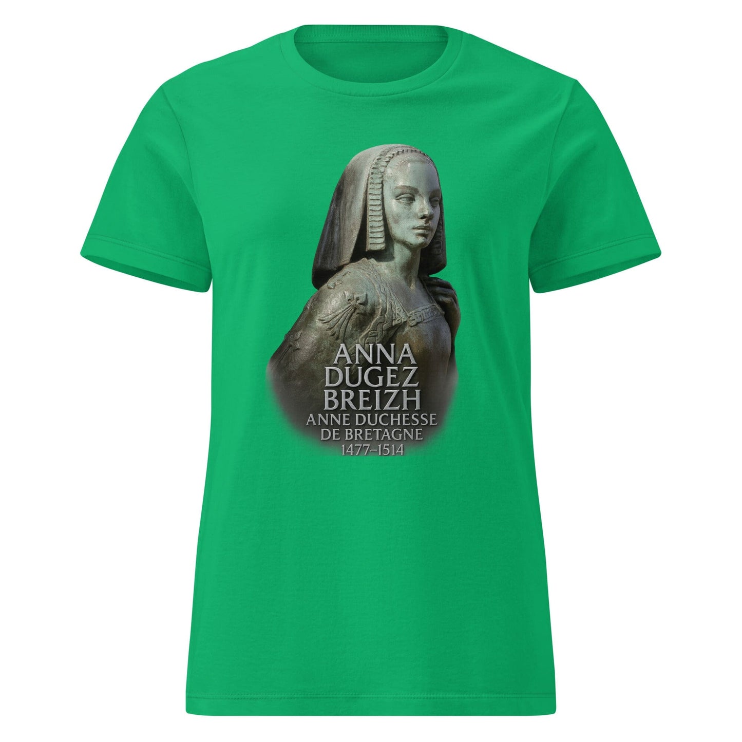 T-shirt Anne de Bretagne pour femme t-shirt Bevet Breizh Vert menthe S