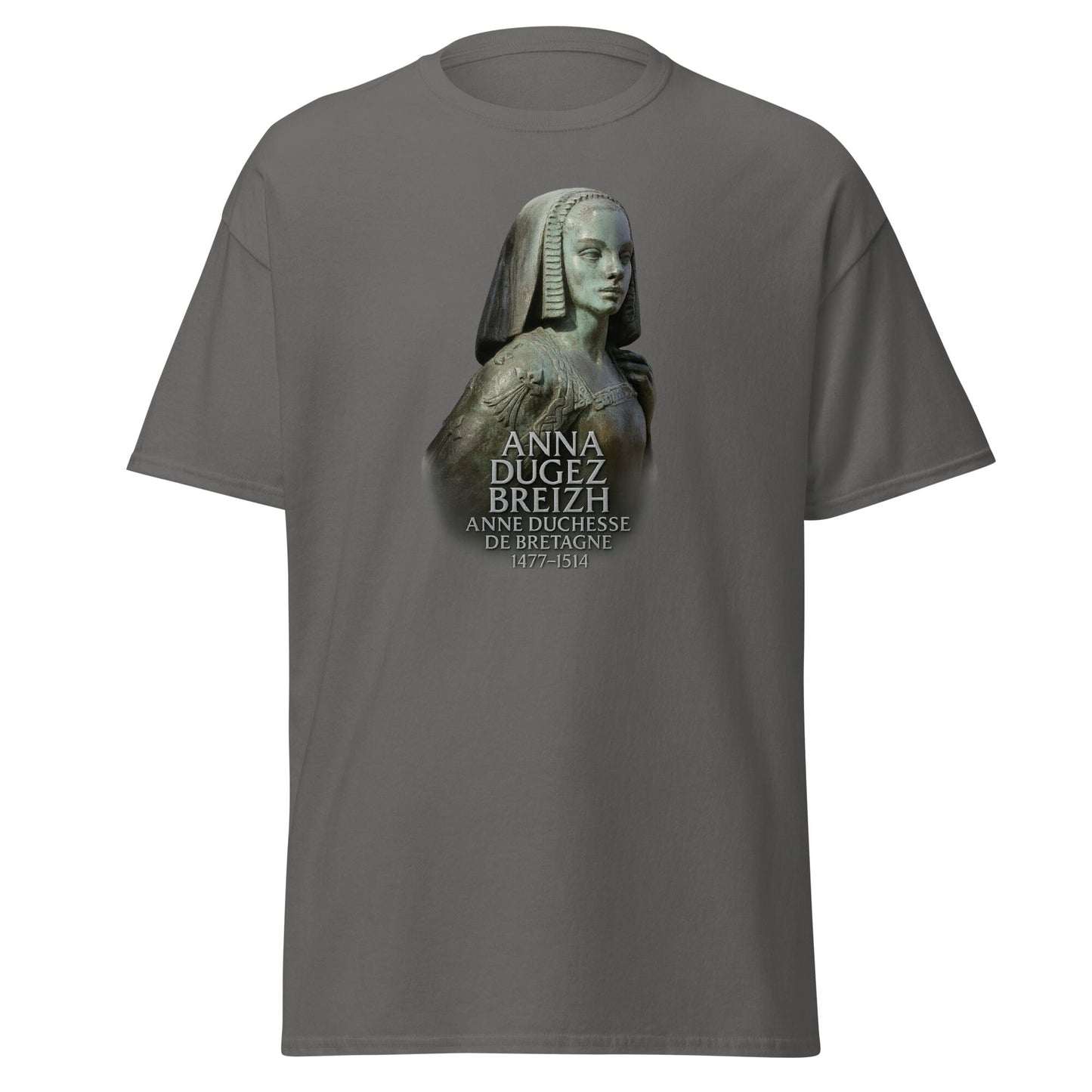 T-shirt Anne de Bretagne t-shirt Bevet Breizh Anthracite S