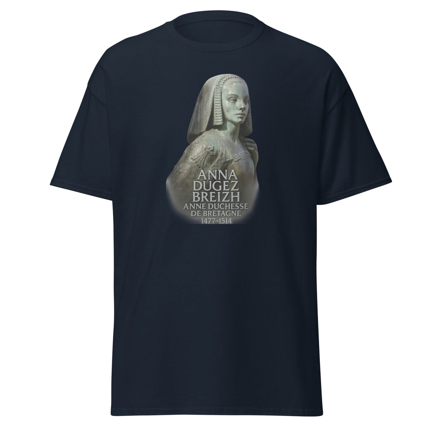 T-shirt Anne de Bretagne t-shirt Bevet Breizh Bleu Marine S