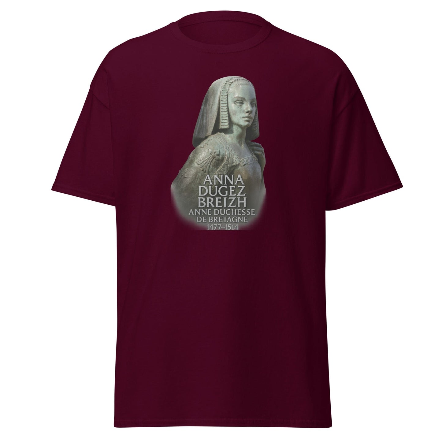 T-shirt Anne de Bretagne t-shirt Bevet Breizh Bordeaux S