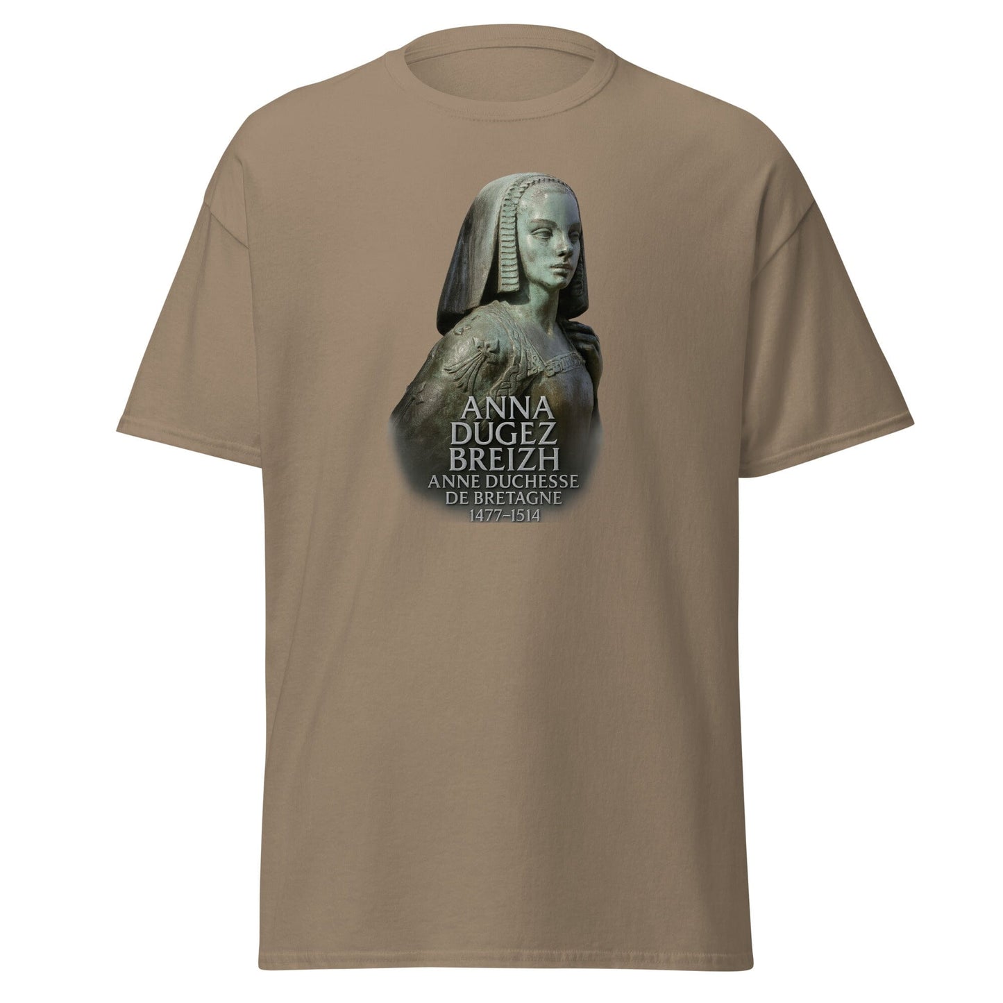 T-shirt Anne de Bretagne t-shirt Bevet Breizh Brown Savana S